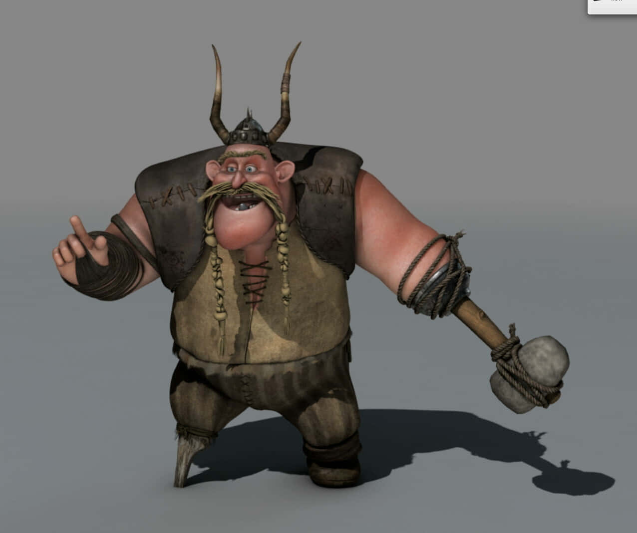 Viking With Hammer Arm From Dragons Riders Of Berk