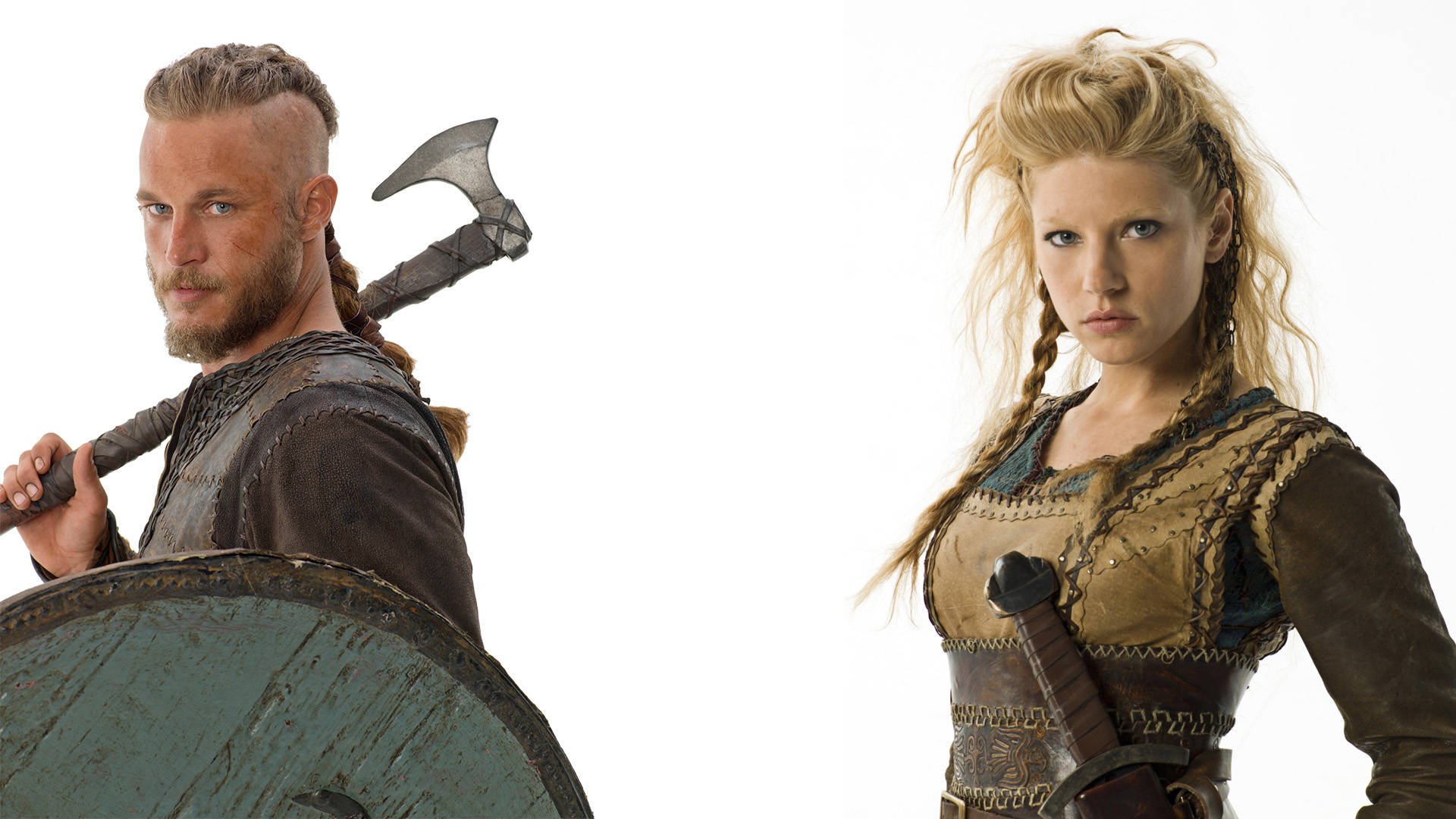 Vikings Ragnar Lothbrok And Lagertha Background