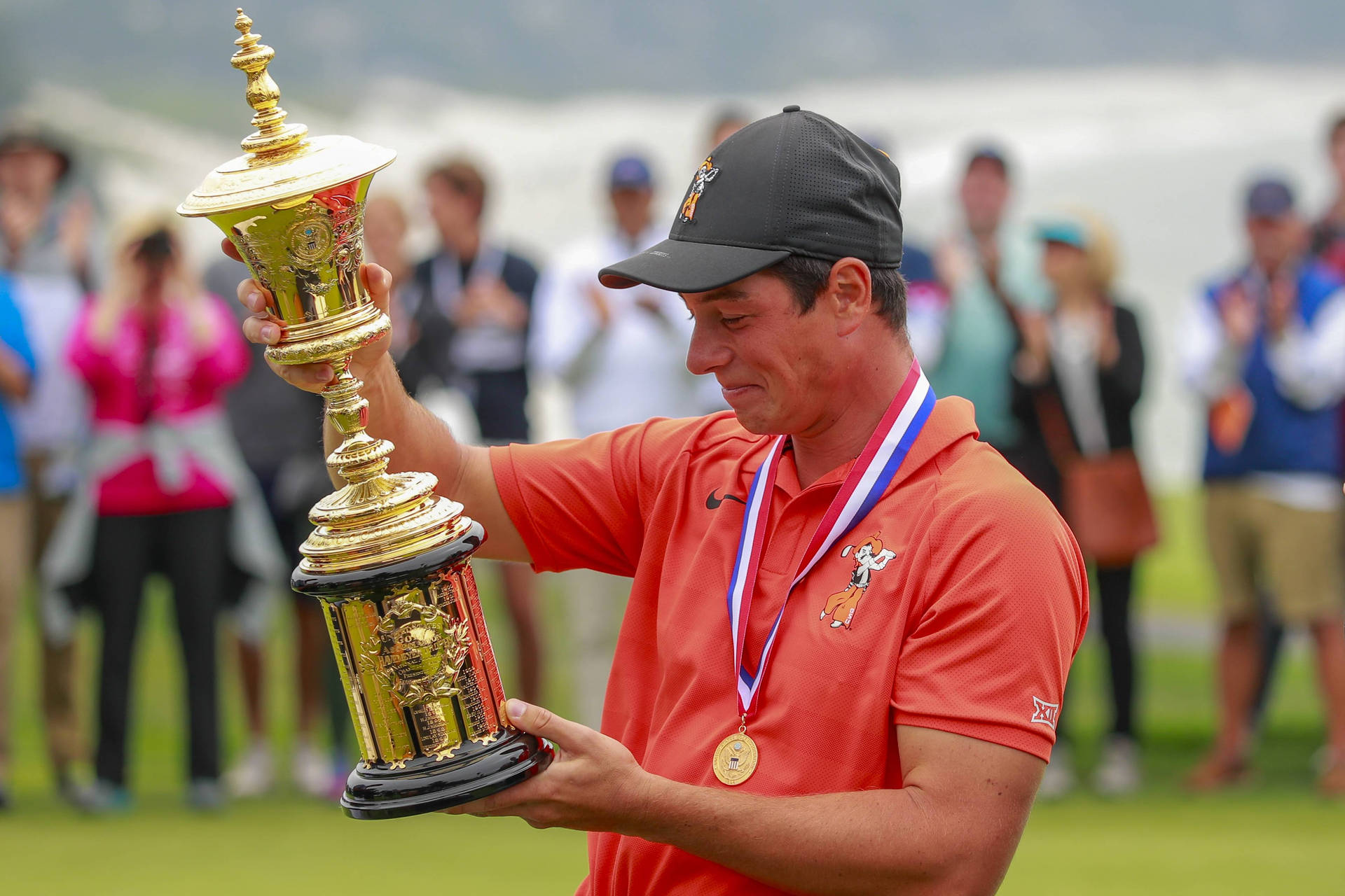 Viktor Hovland Being The Champion Background