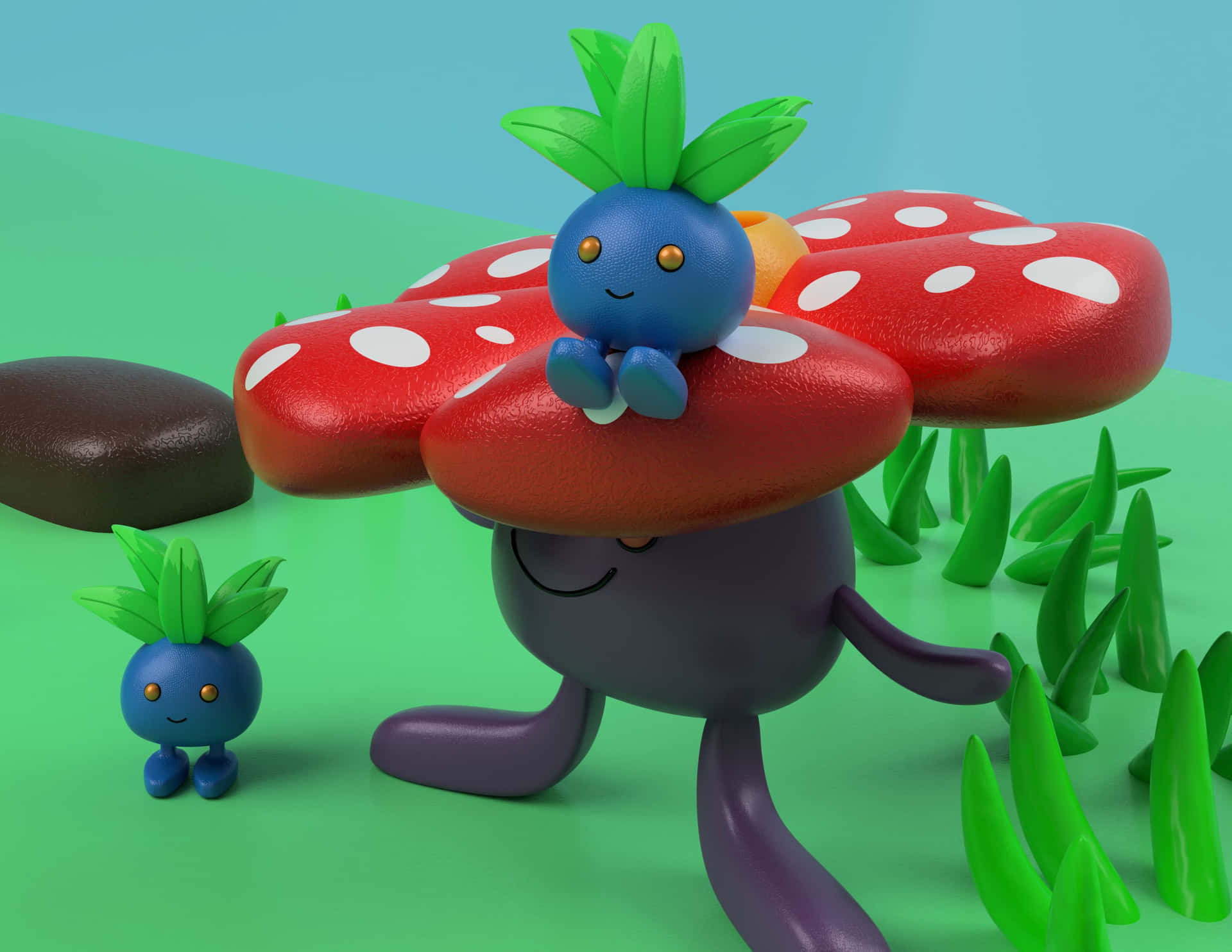 Vileplum And Oddish