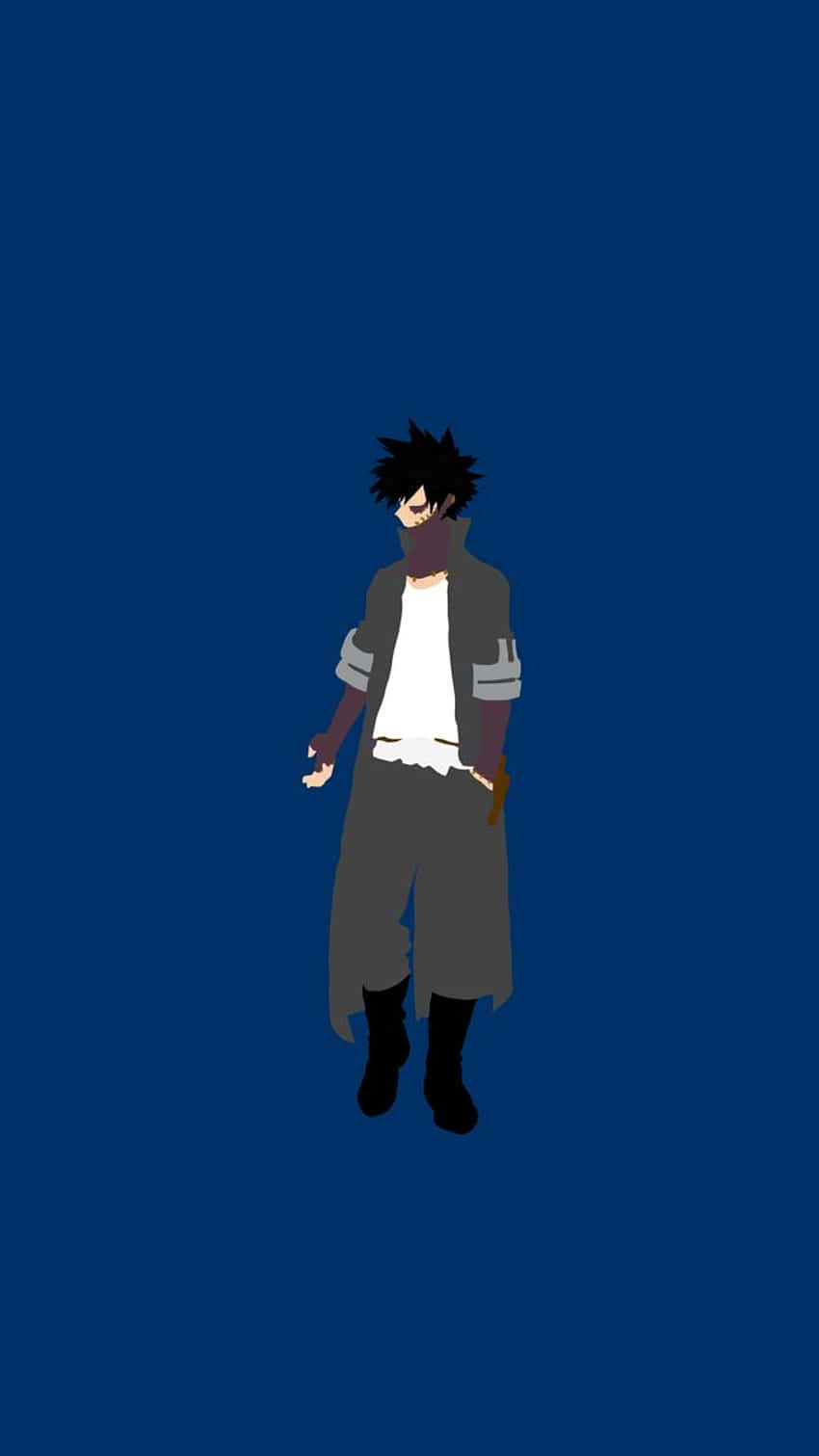 Villain Dabi Minimal Anime Background