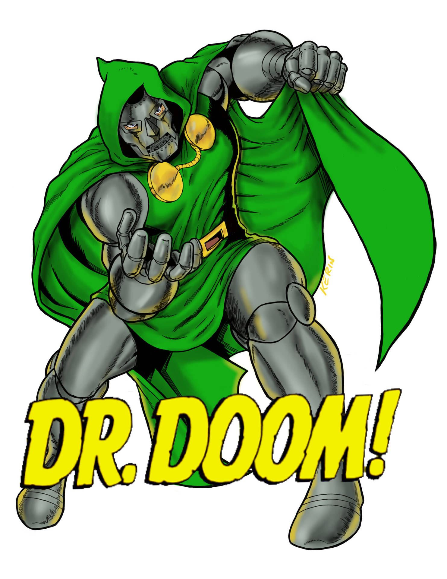 Villainous Doctor Doom Background
