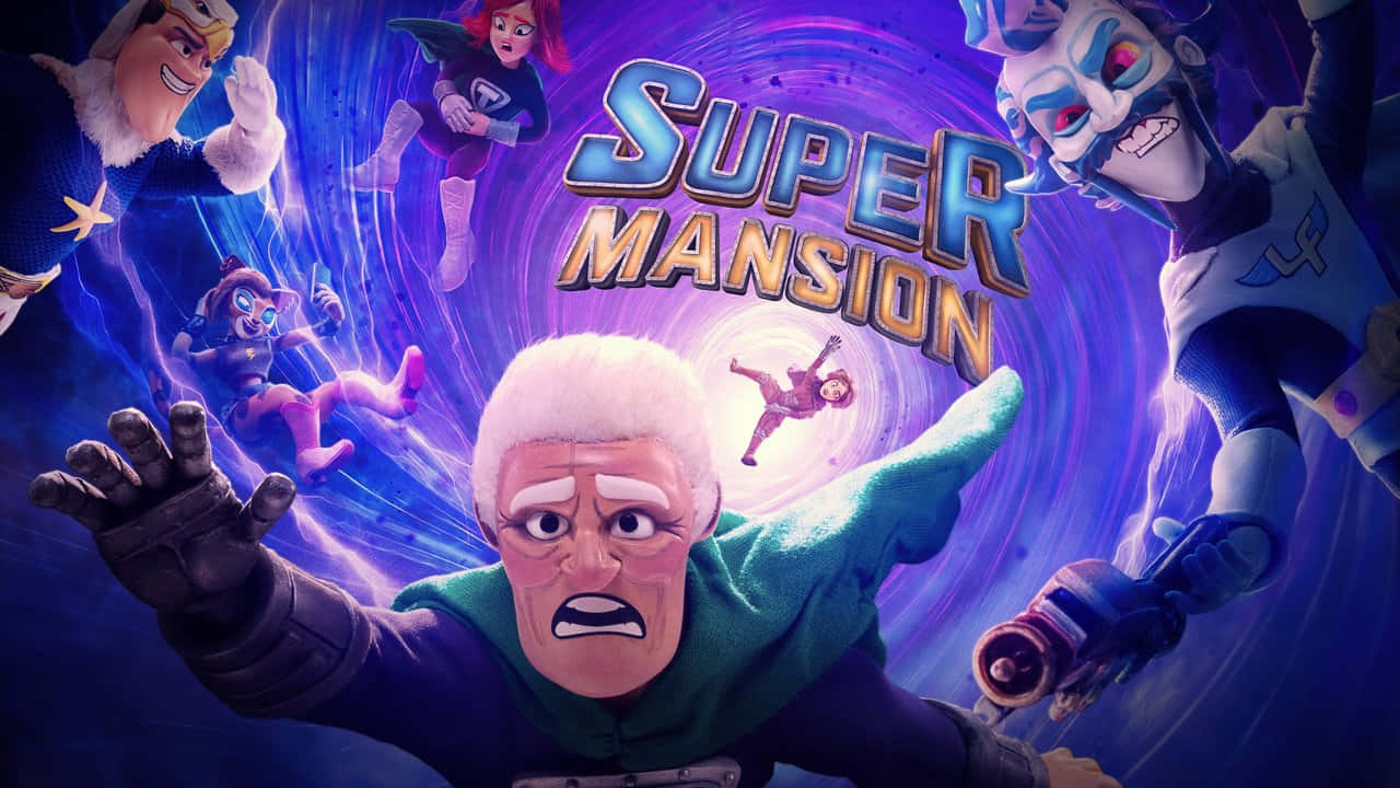 Villains And Heroes Of Supermansion Background