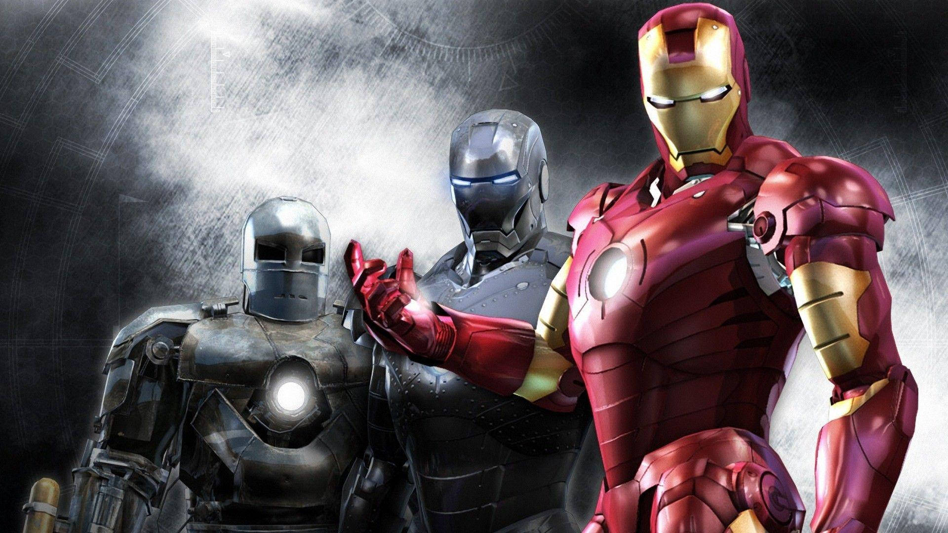 Villains Of Superhero Ironman Hd Background