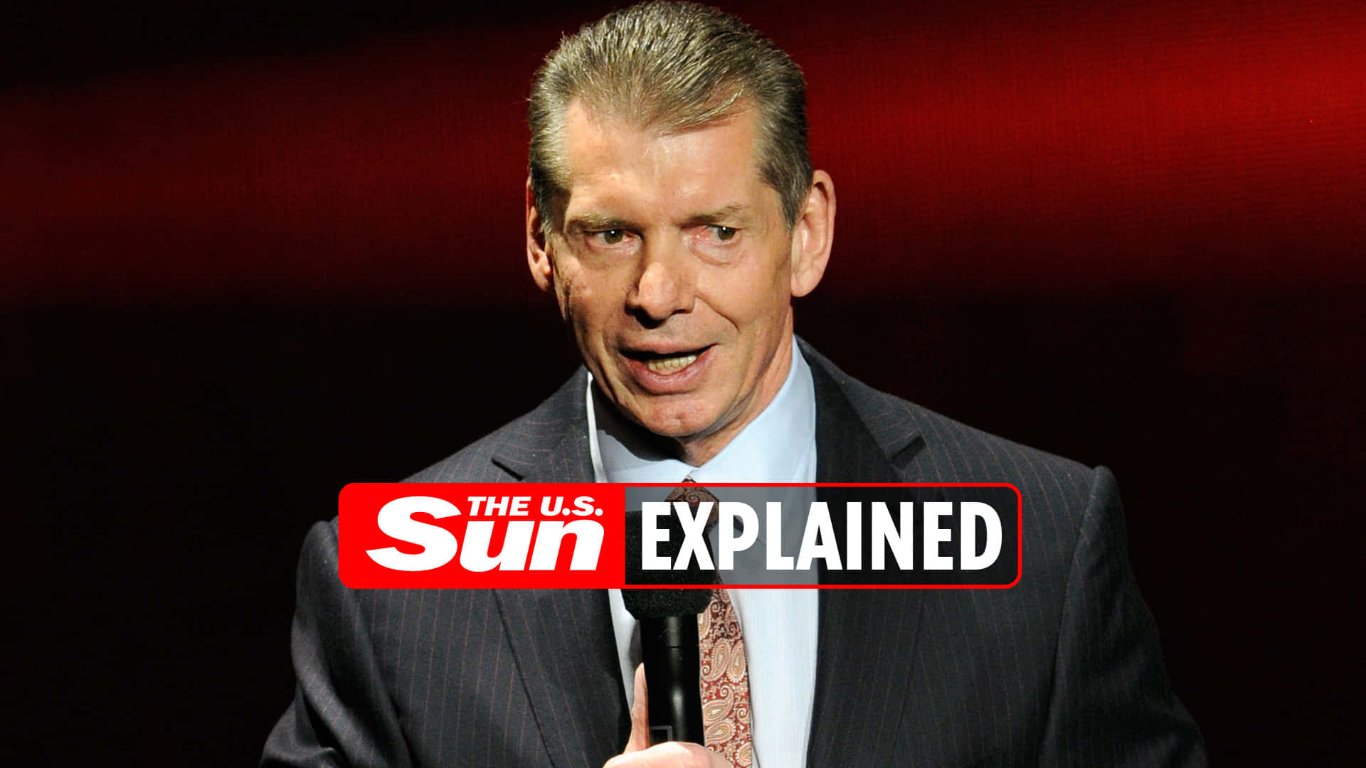 Vince Mcmahon Interview With Us Sun Background