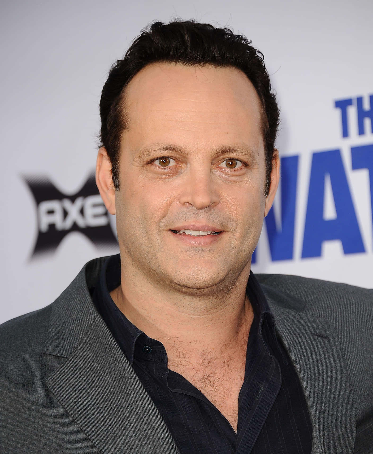 Vince Vaughn Smiling Confidently Background