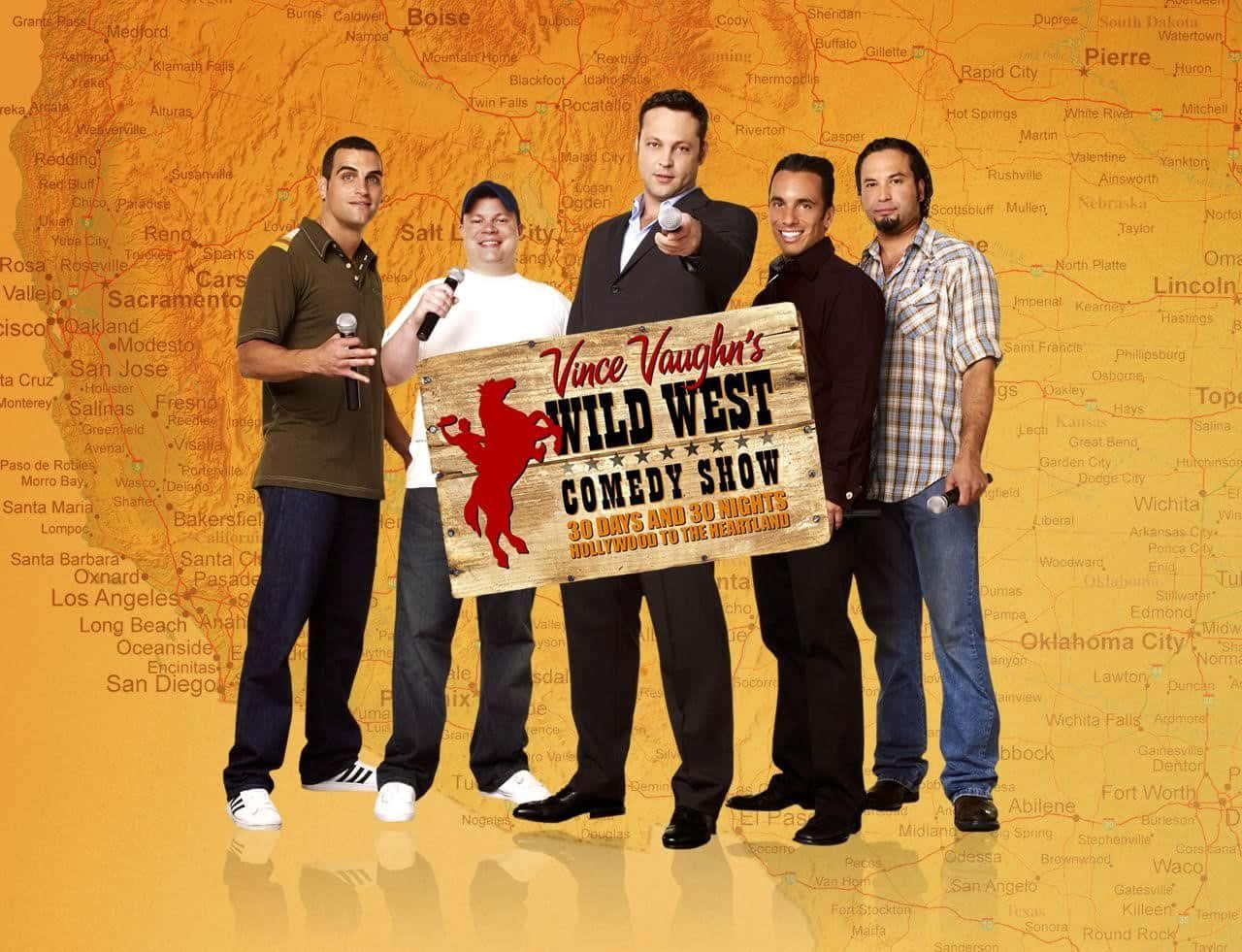 Vince Vaughn Striking A Confident Pose Background