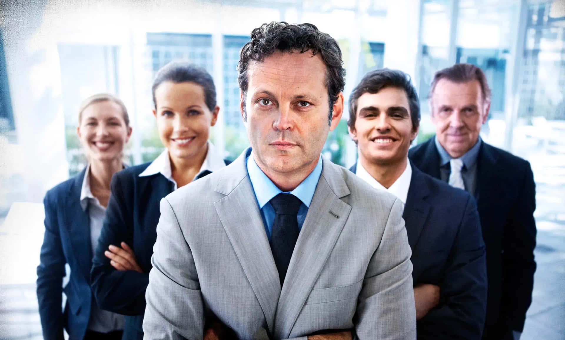 Vince Vaughn Striking A Thoughtful Pose Background
