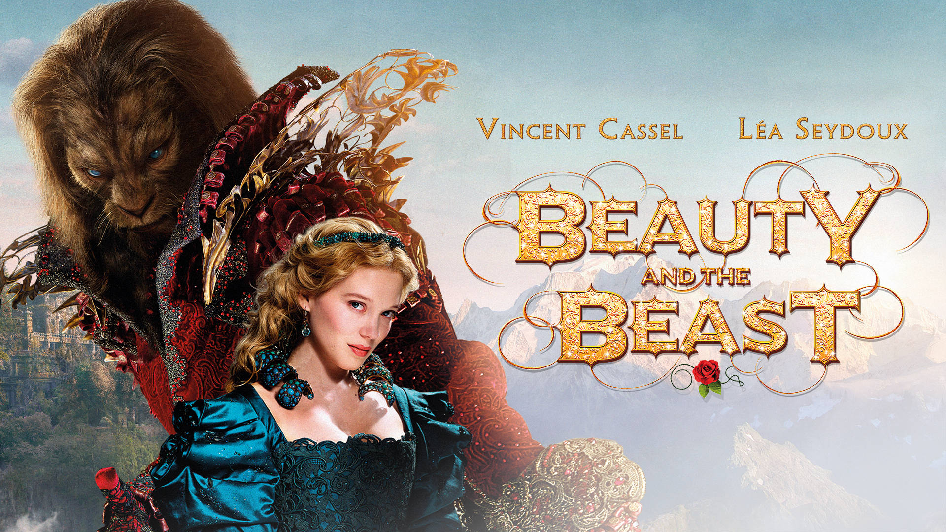 Vincent Cassel Lea Seydoux Beauty And The Beast Poster