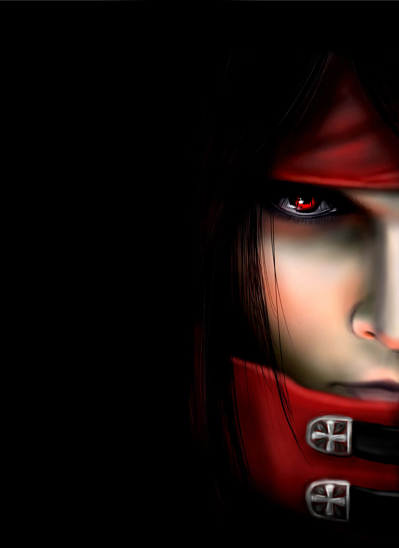 Vincent Valentine With Elusive Smile Background