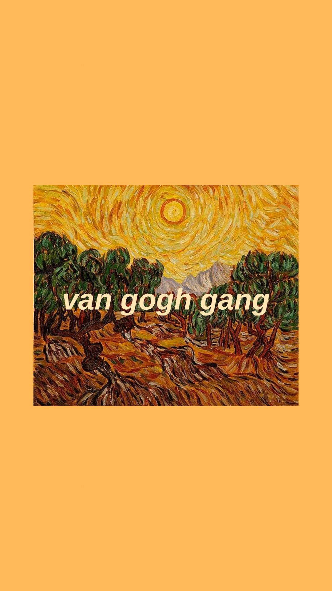 Vincent Van Gogh Yellow Background