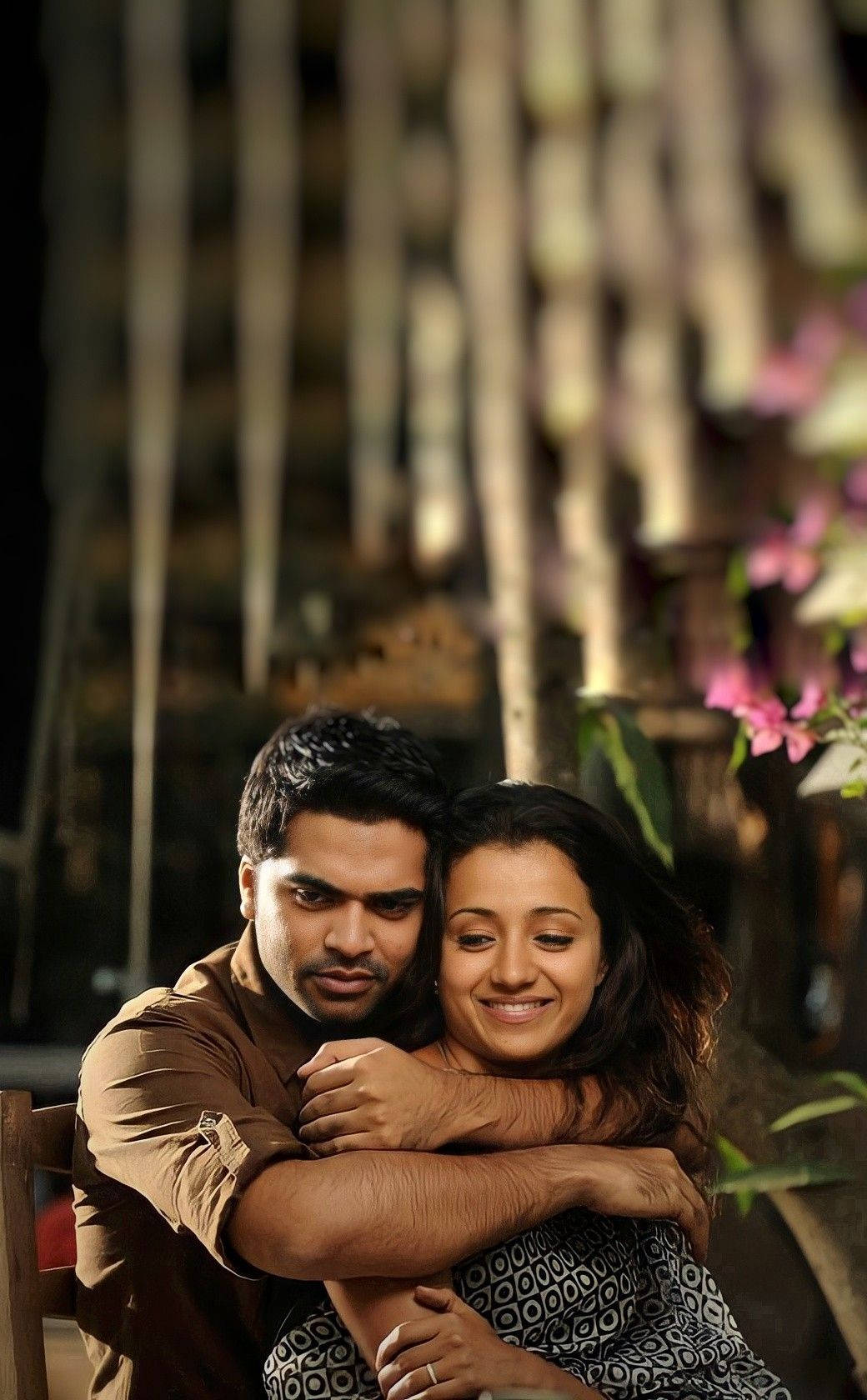 Vinnaithandi Varuvaya Hd Back Hug Background