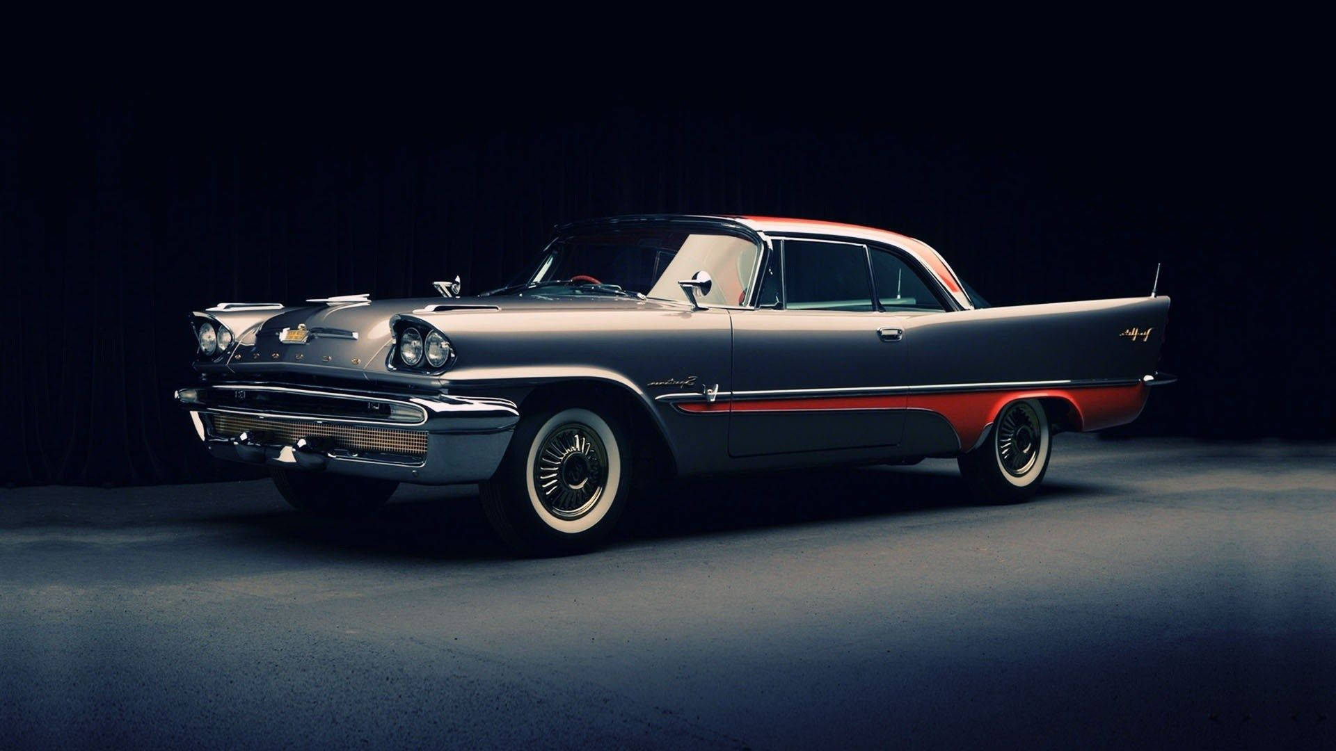 Vintage 1957 Desoto Fireflite Classic Car Background