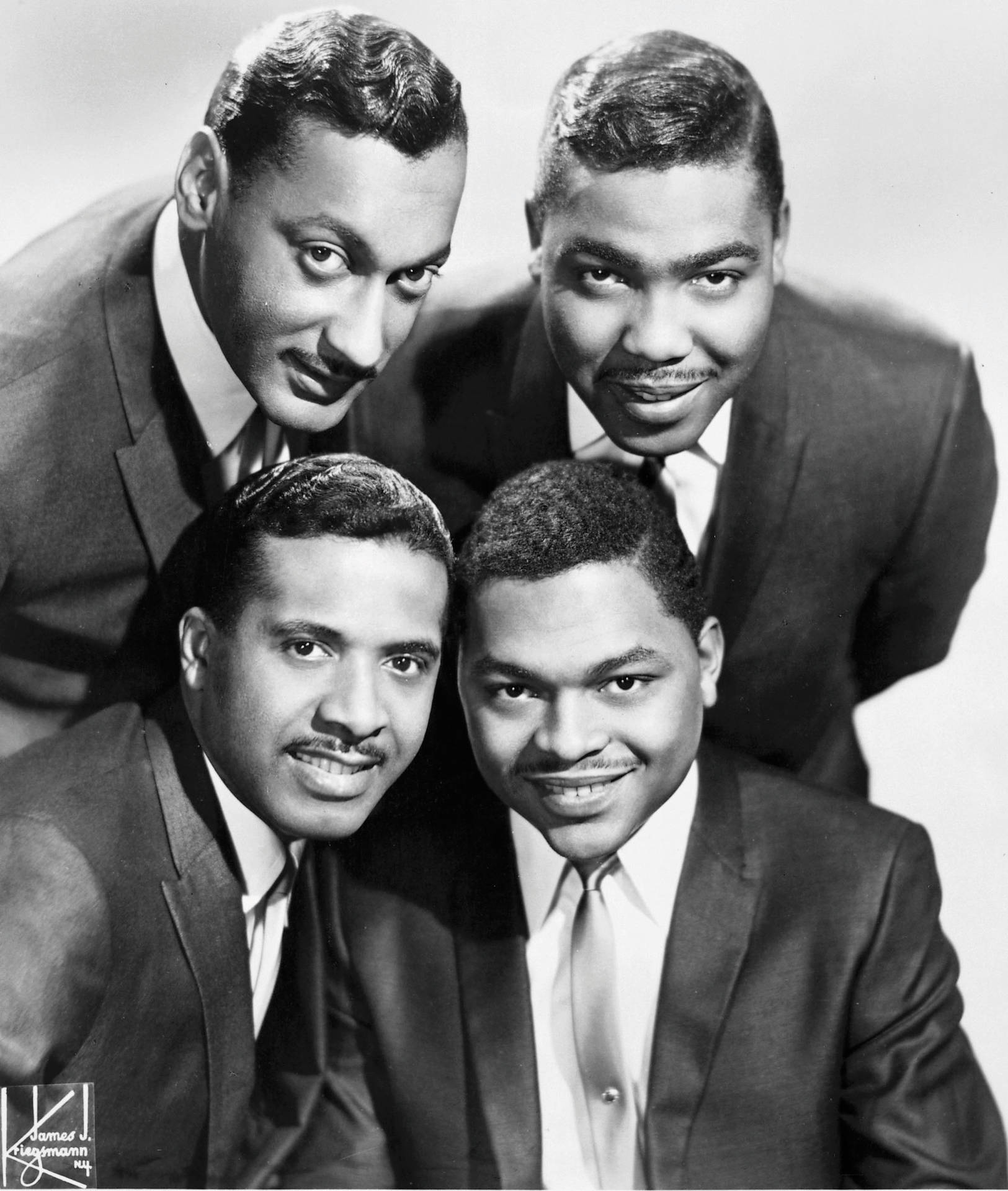 Vintage 1964 Portrait Of The Four Tops