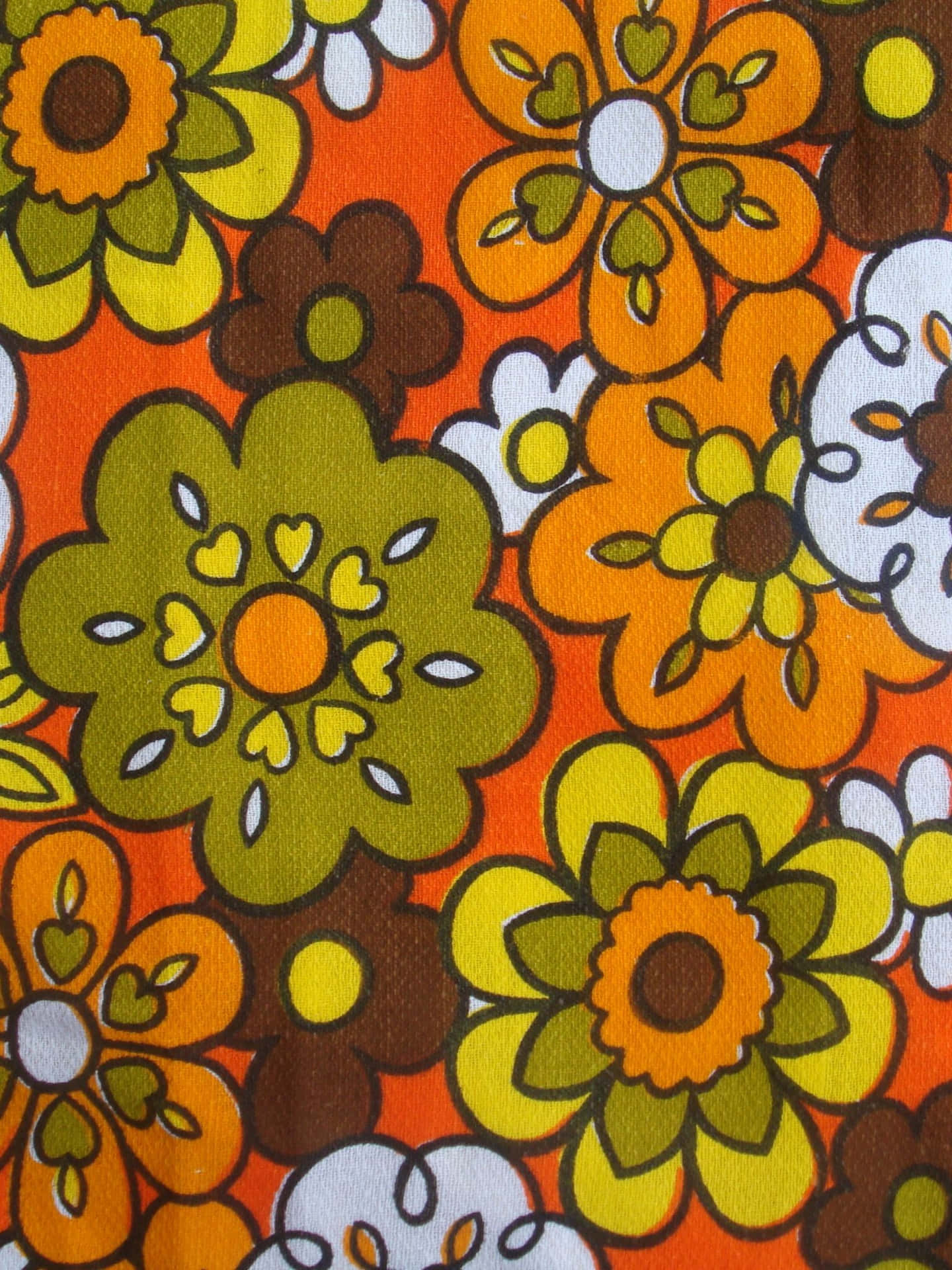 Vintage 60s Blooming Floral Pattern