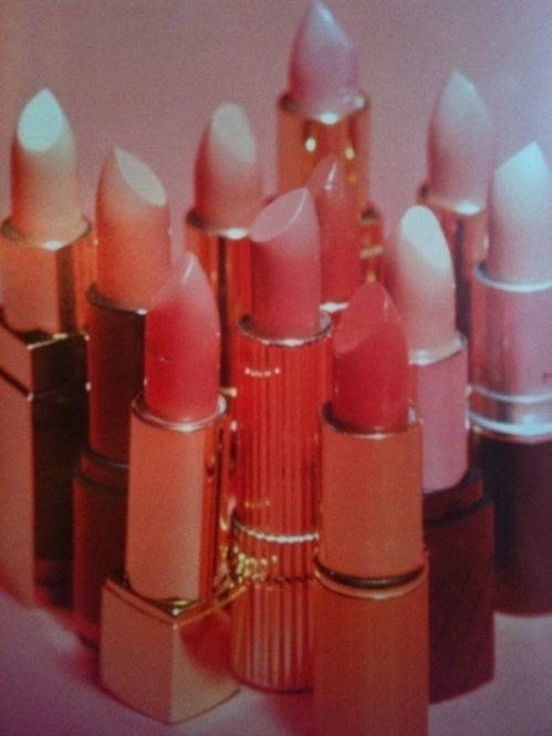Vintage 90's Lipstick Collection Aesthetic