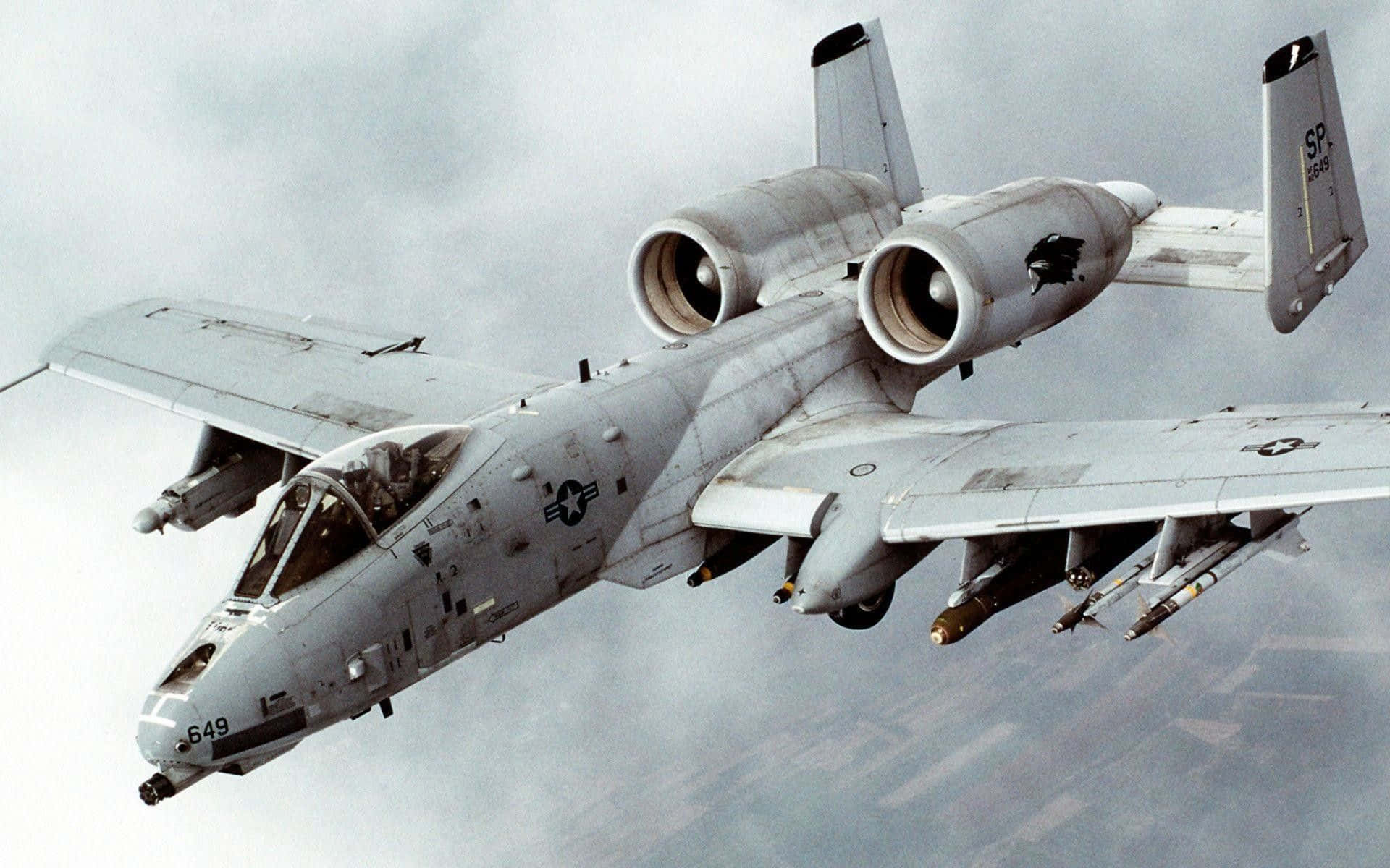 Vintage A 10 Warthog Background