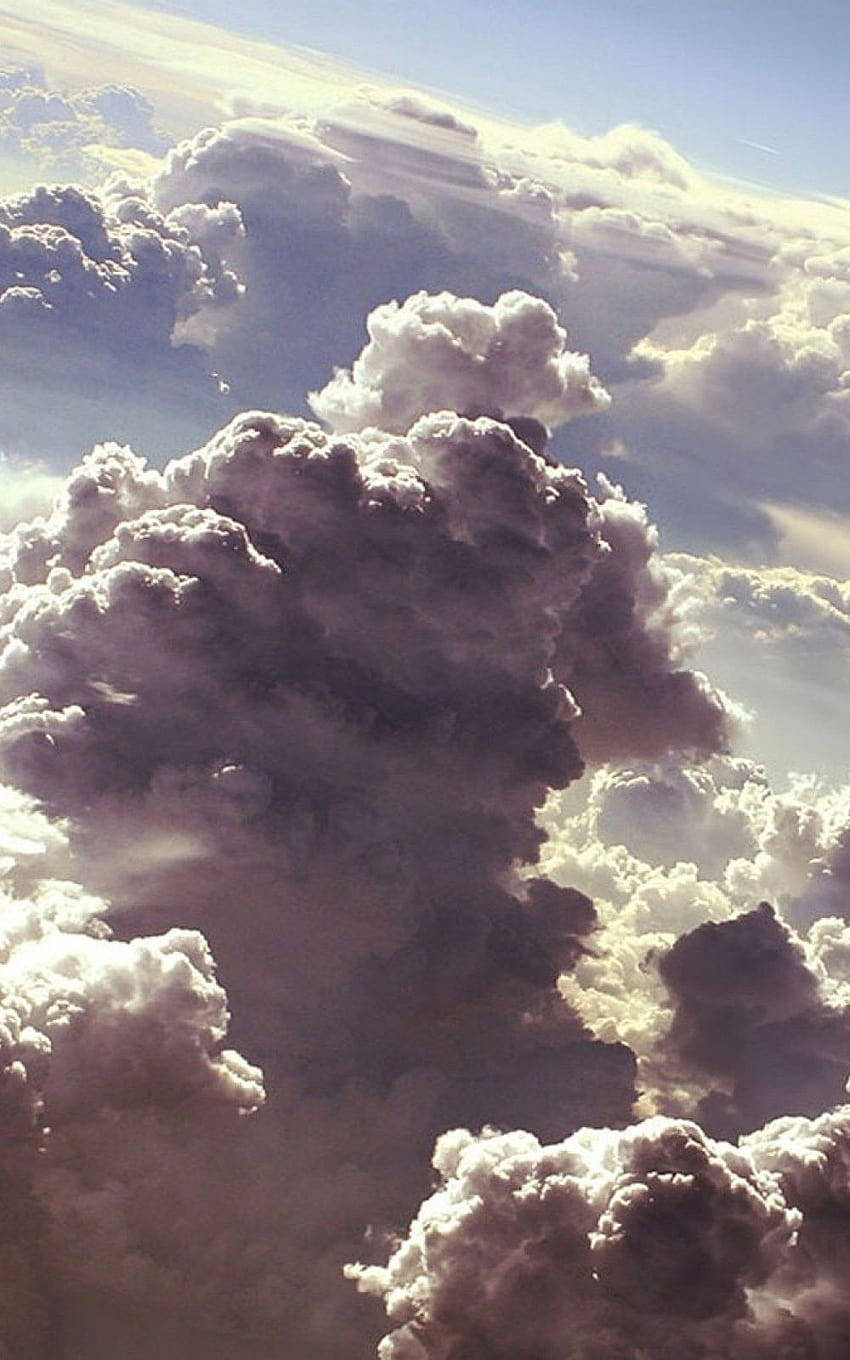 Vintage Aesthetic Clouds Fluffy