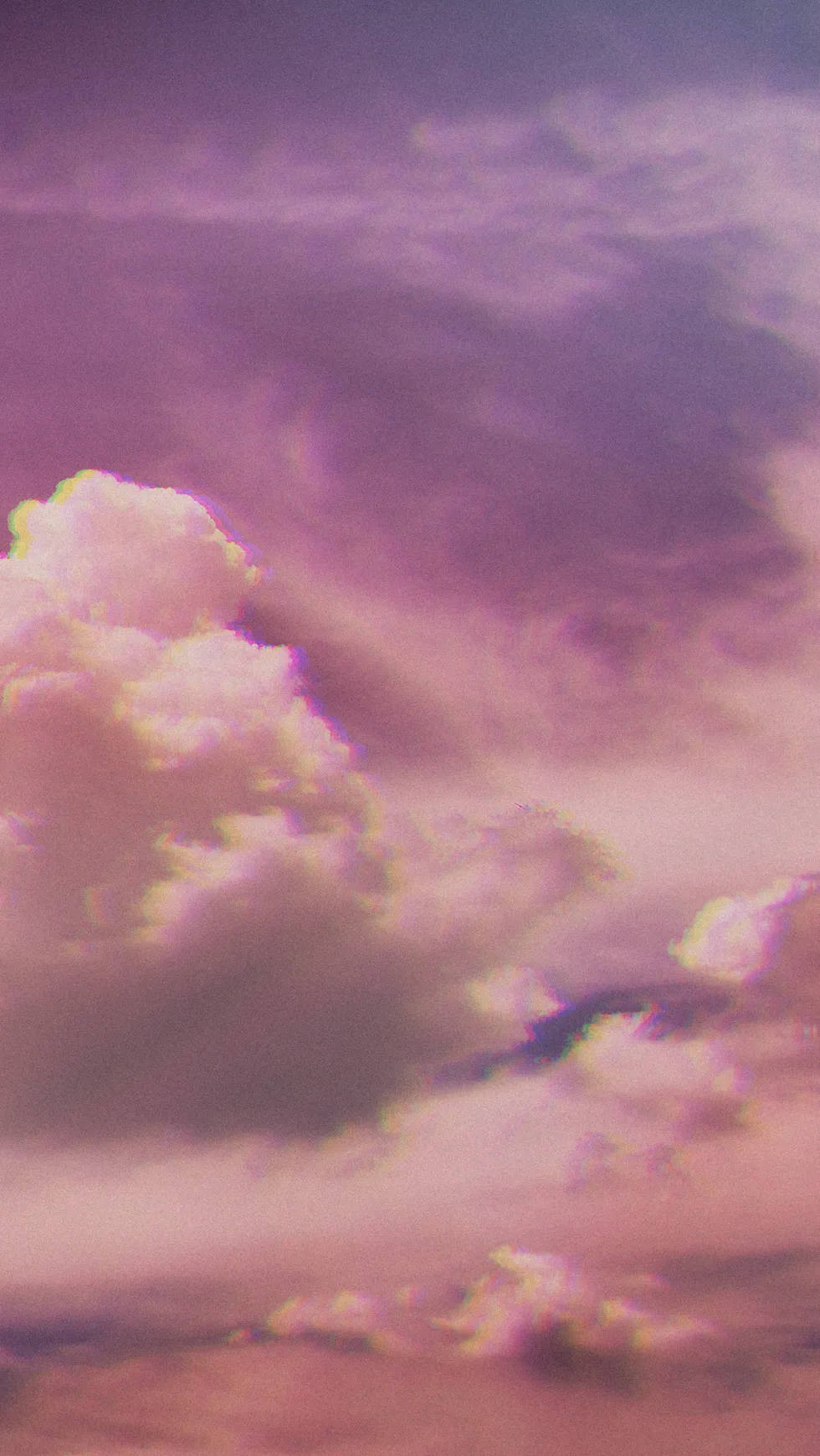 Vintage Aesthetic Clouds Pink Sky