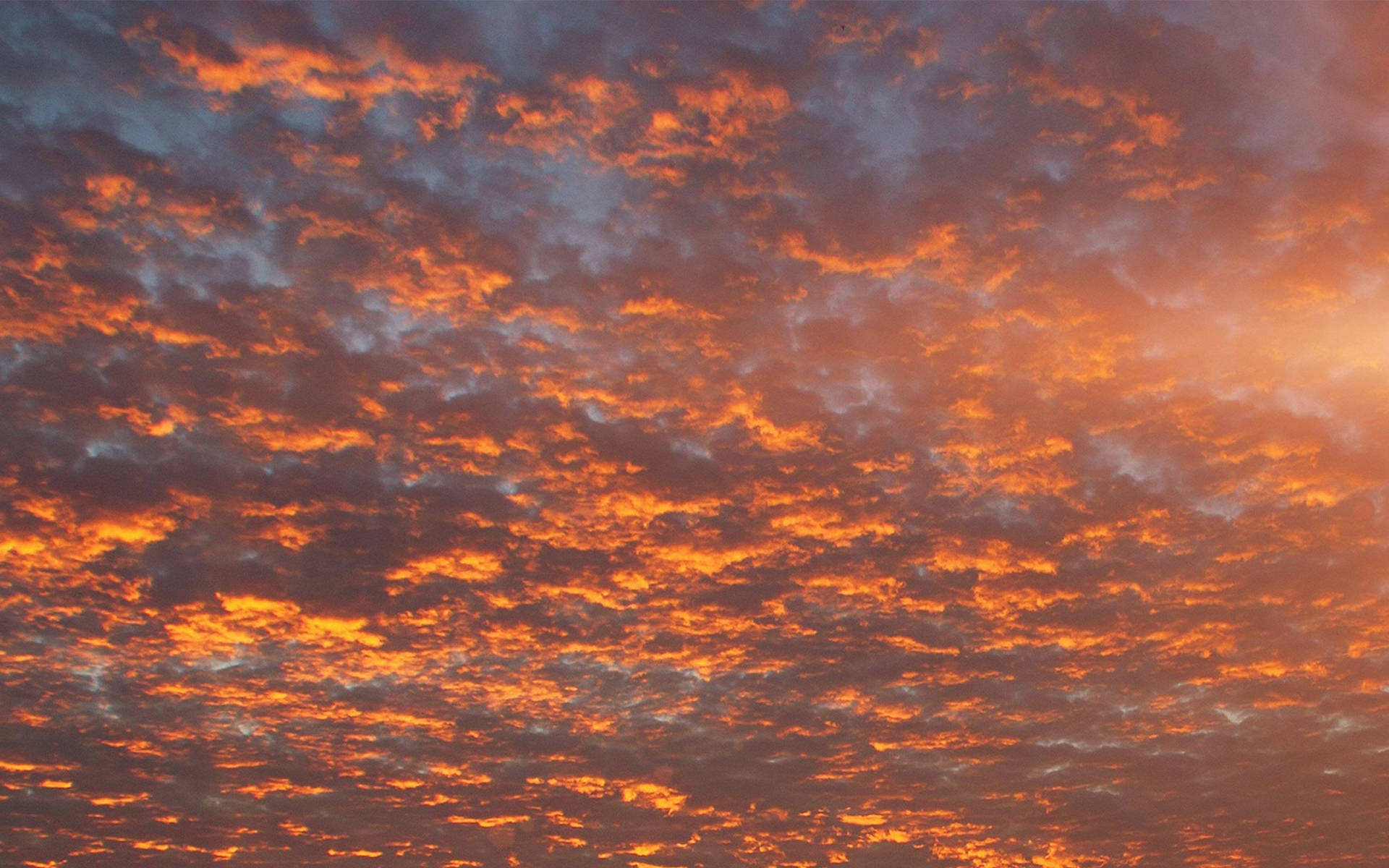 Vintage Aesthetic Clouds Pinkish Orange Background