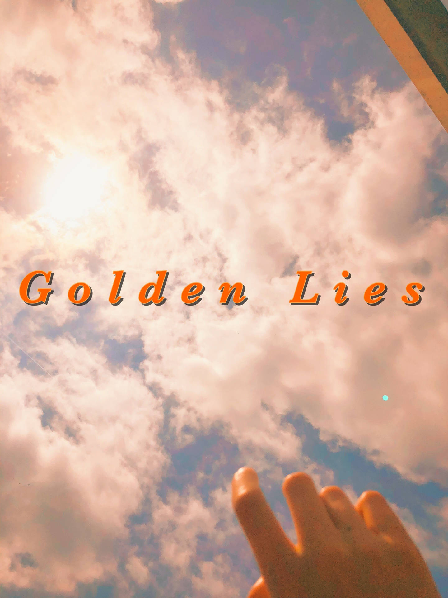 Vintage Aesthetic Golden Lies Background