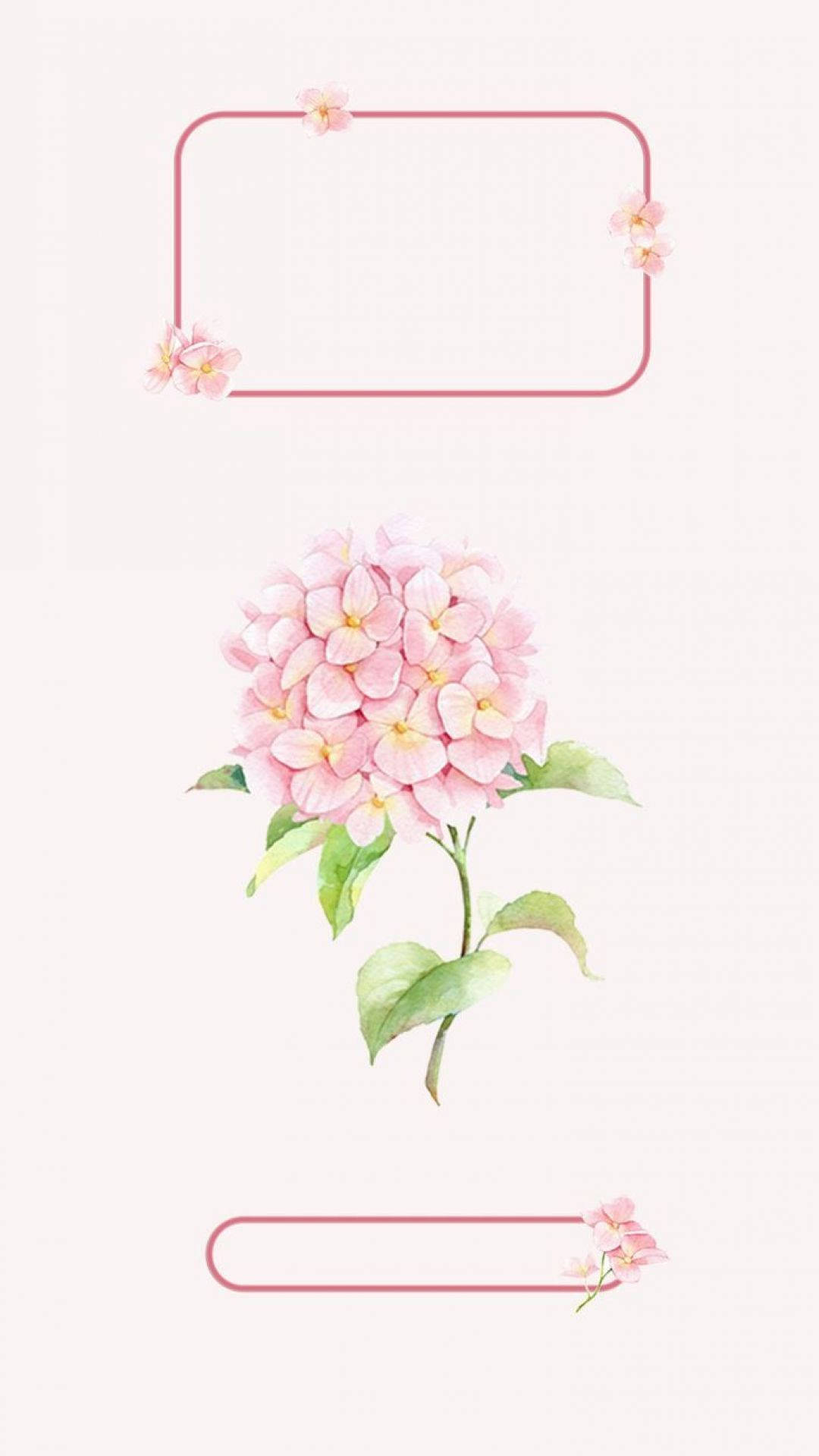 Vintage Aesthetic Ipad Pink Flower Background
