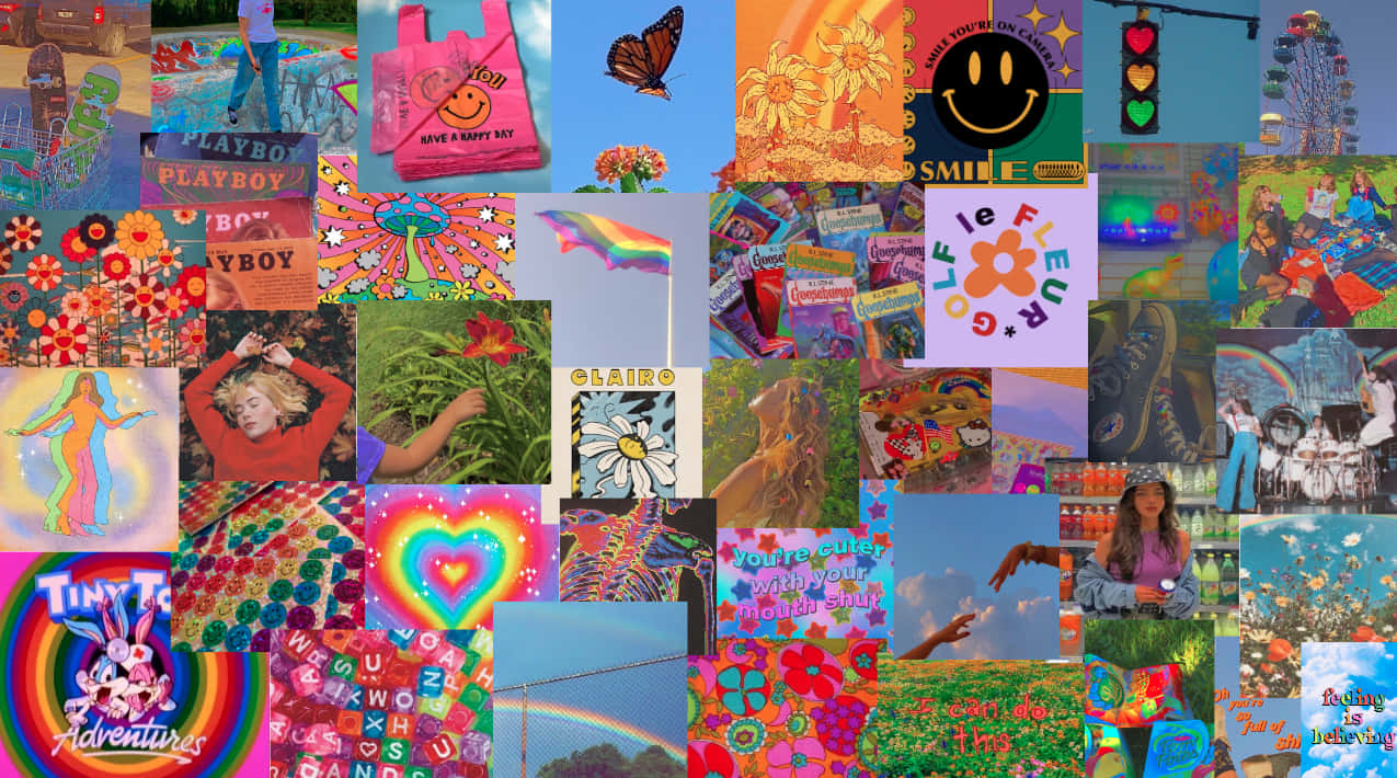Vintage Aesthetic Pc For Creative Expression Background
