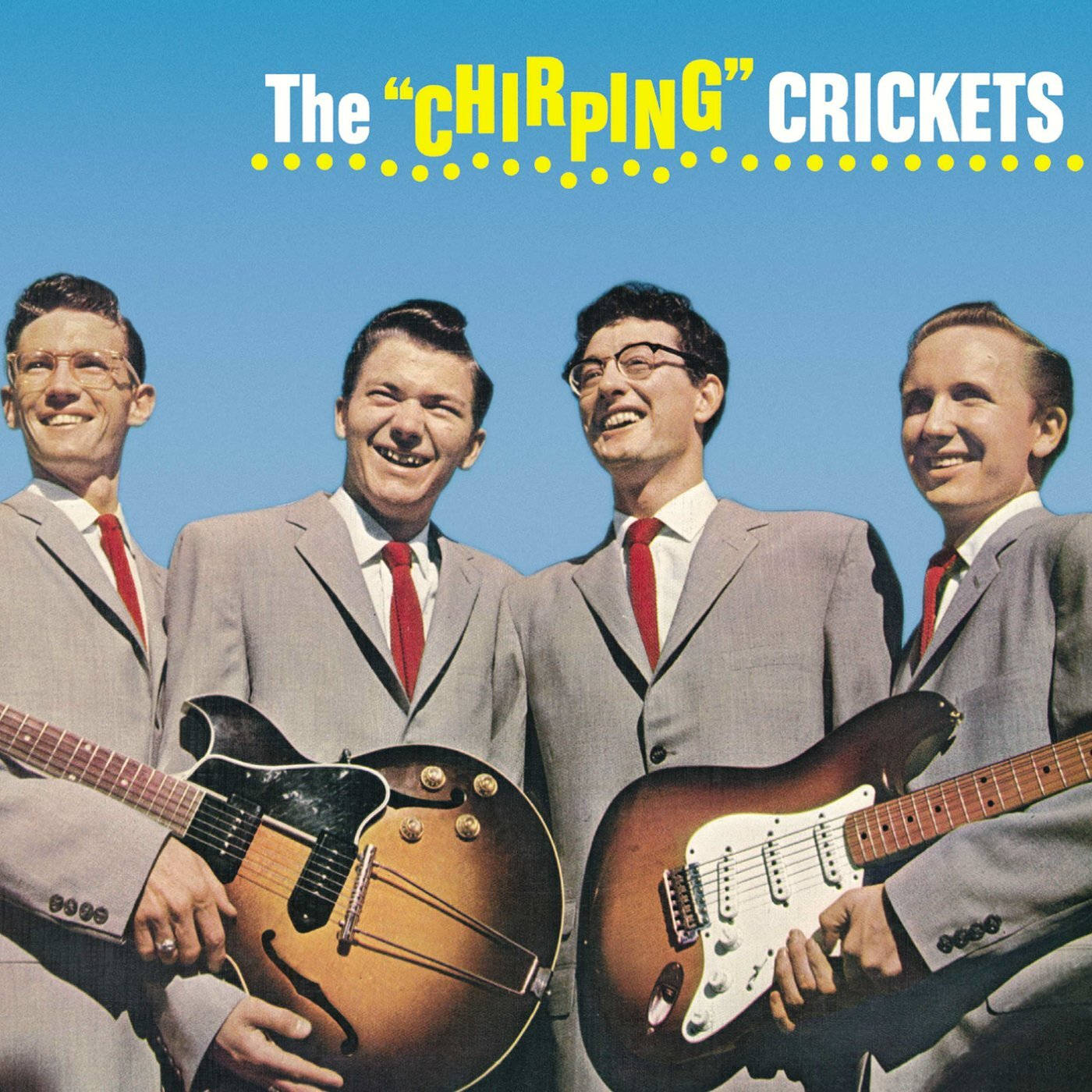 Vintage Album Cover - Buddy Holly & The Crickets Background