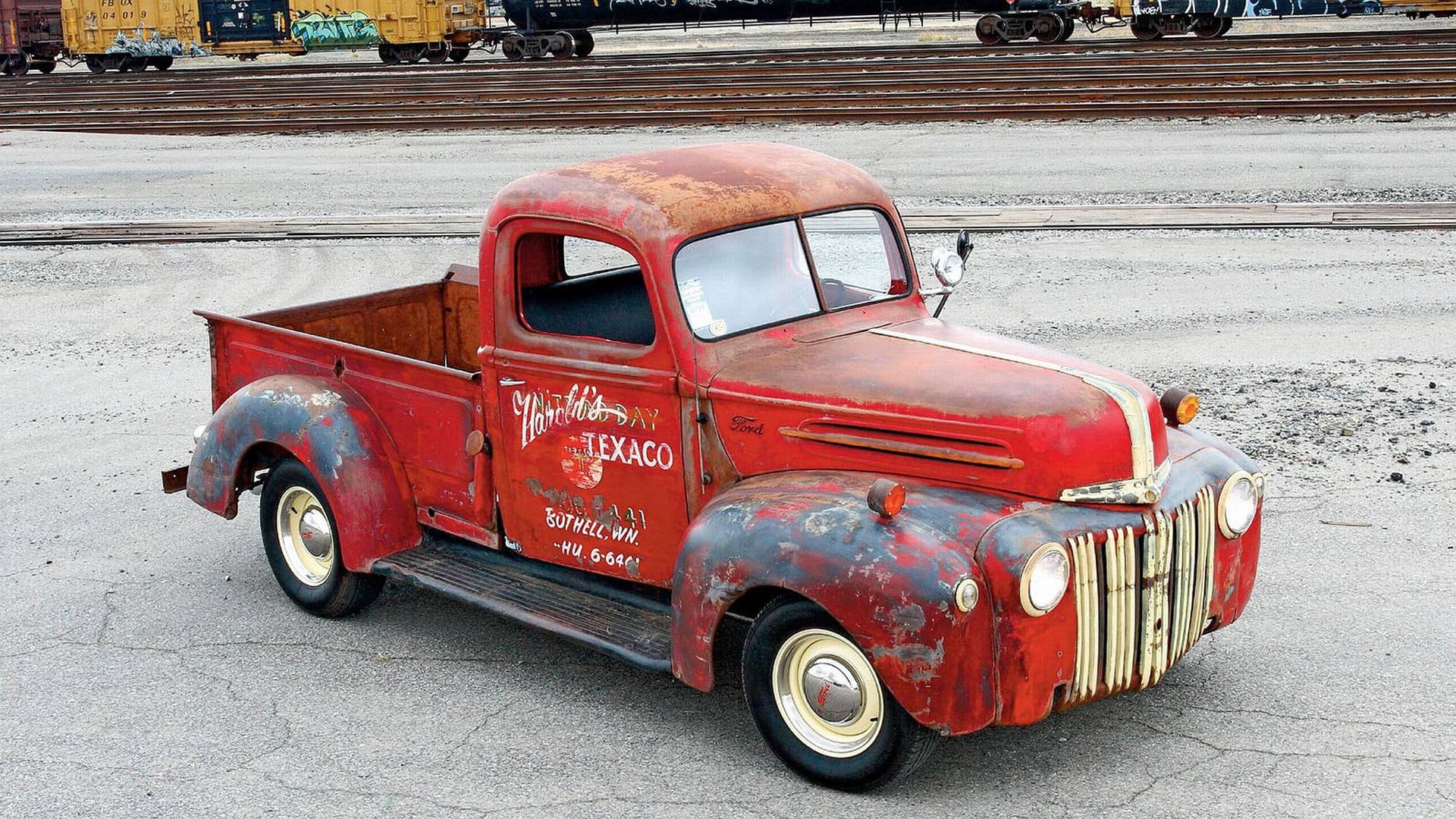 Vintage Beauty In Rust - 1947 Ford Truck