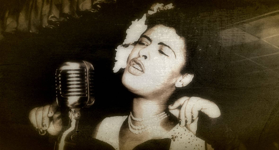 Vintage Billie Holiday Background