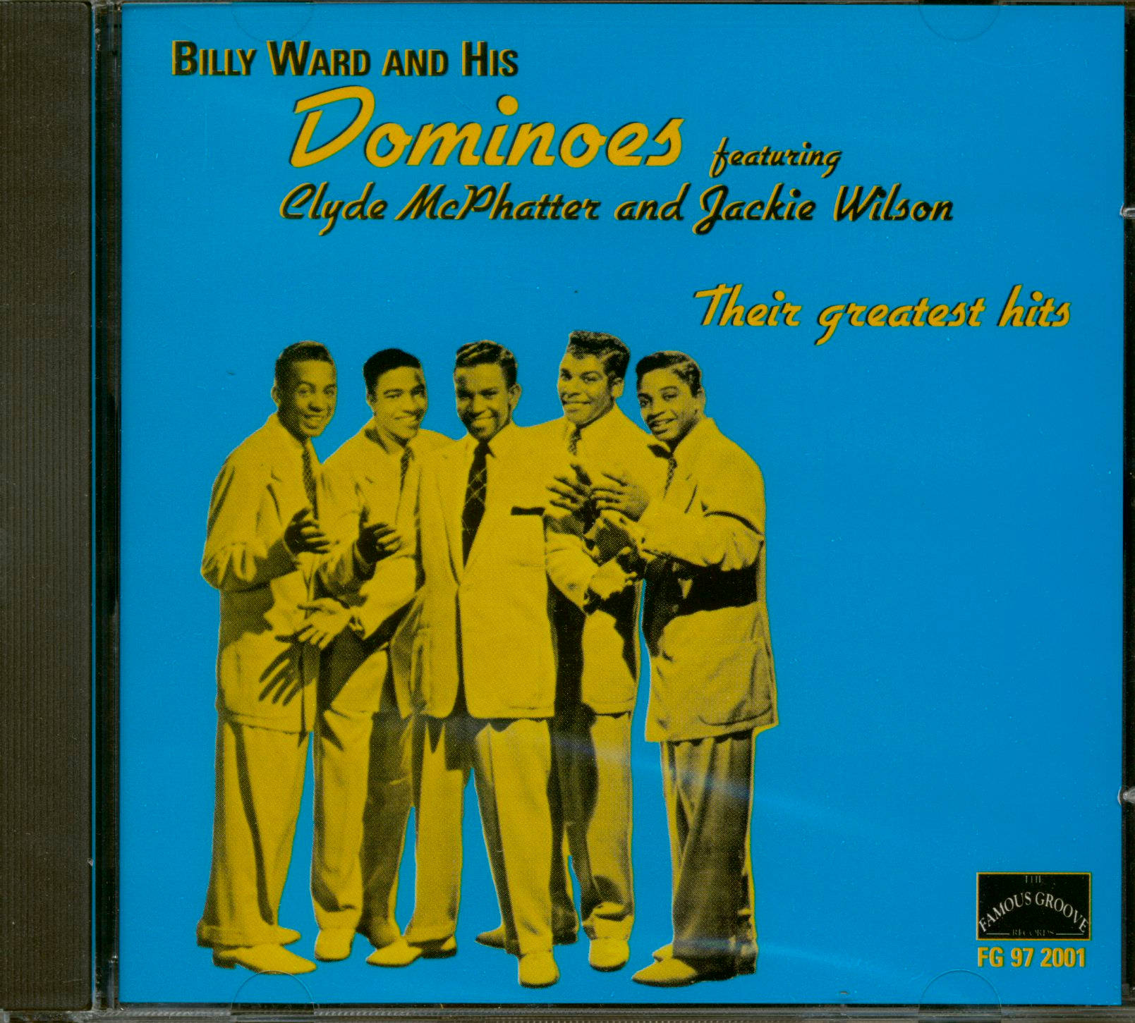 Vintage Billy Ward And The Dominoes Compact Disc Cover Background