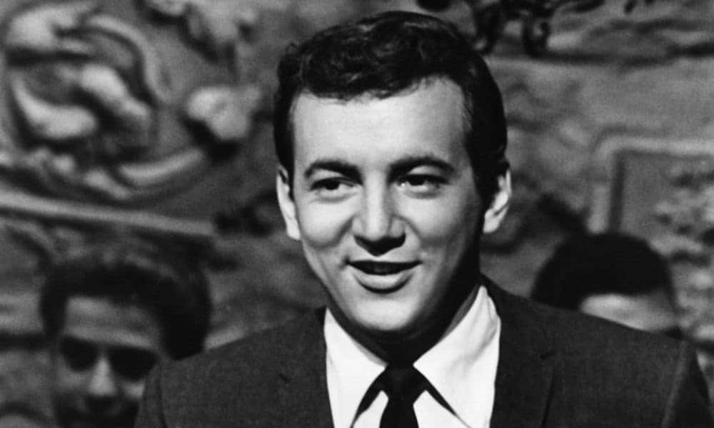 Vintage Bobby Darin Smiling Portrait Background