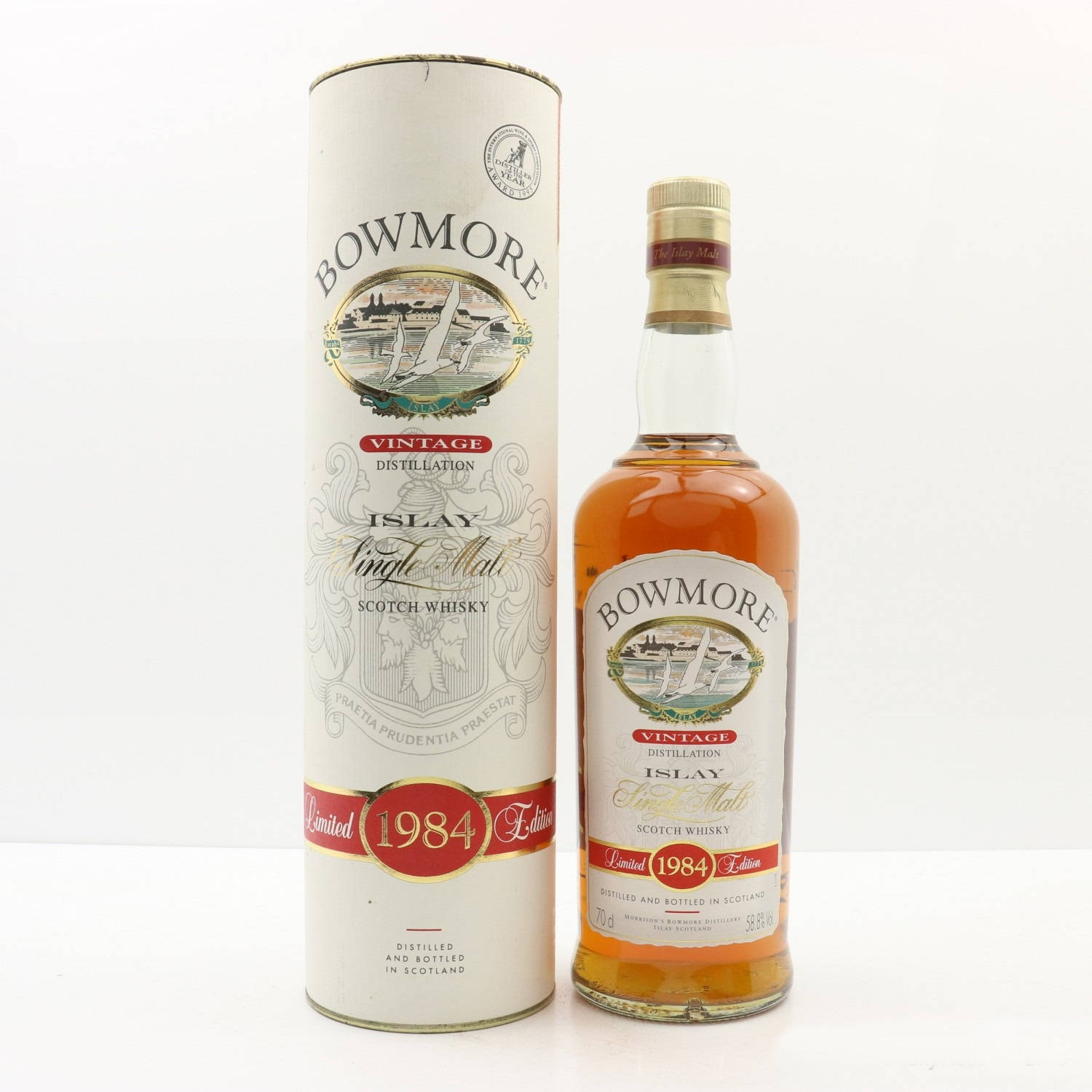 Vintage Bowmore 1984 Background