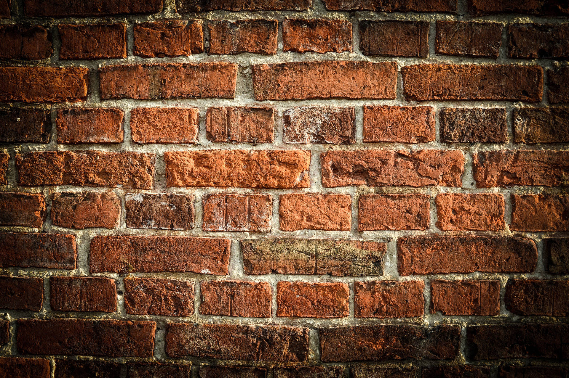 Vintage Brick Texture In Lomography Background