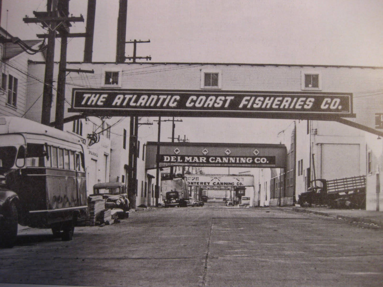 Vintage Cannery Row Background