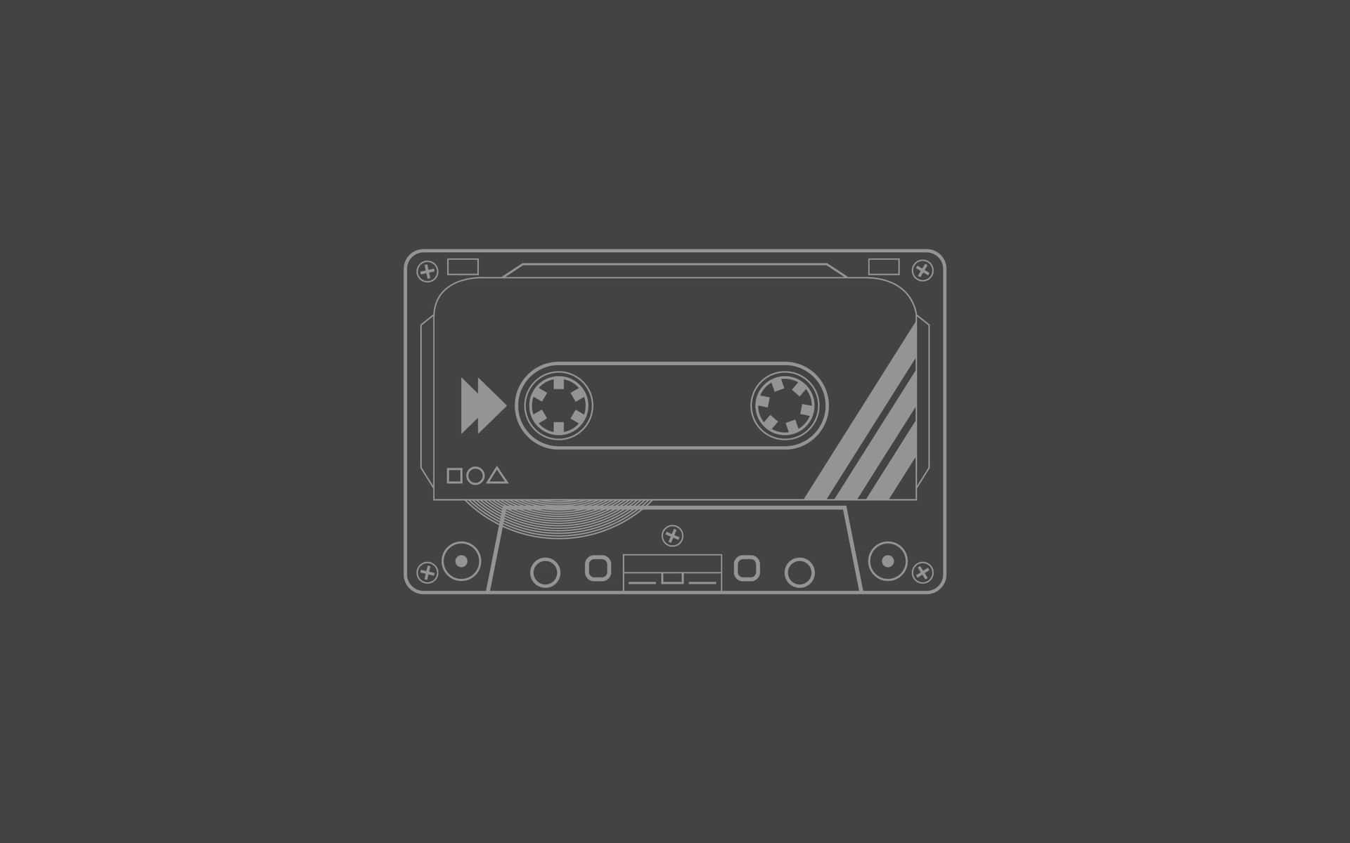 Vintage Cassette Tape Graphic