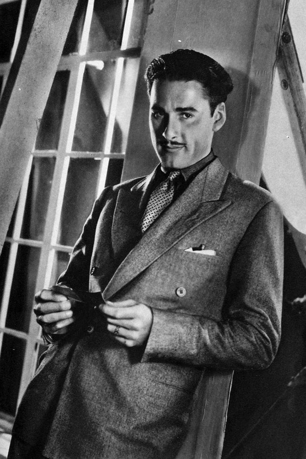 Vintage Charm - Errol Flynn In Black And White