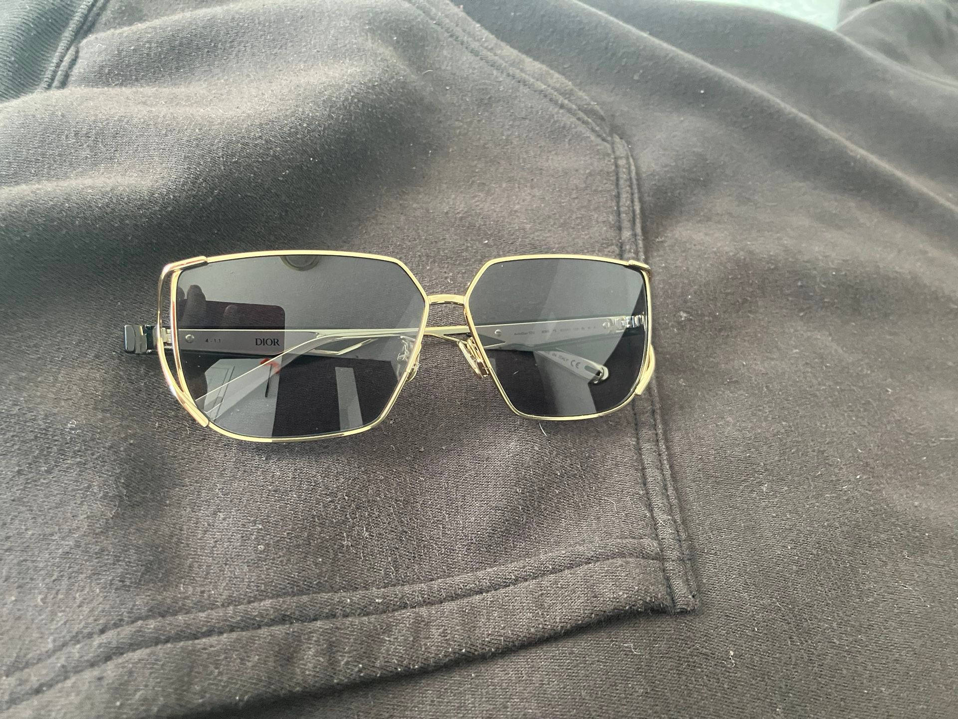 Vintage Christian Dior Sunglasses Background