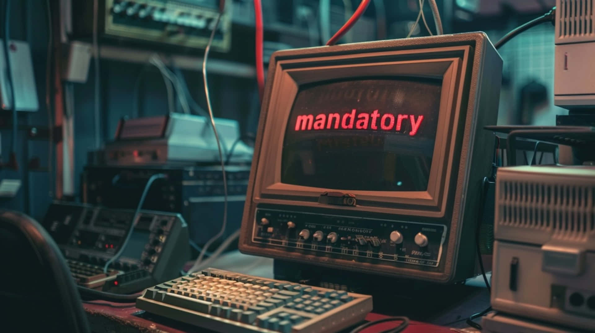 Vintage Computer Mandatory Signage