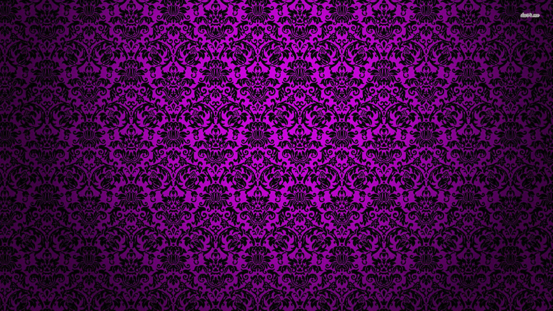 Vintage Dark Purple Mandala Background