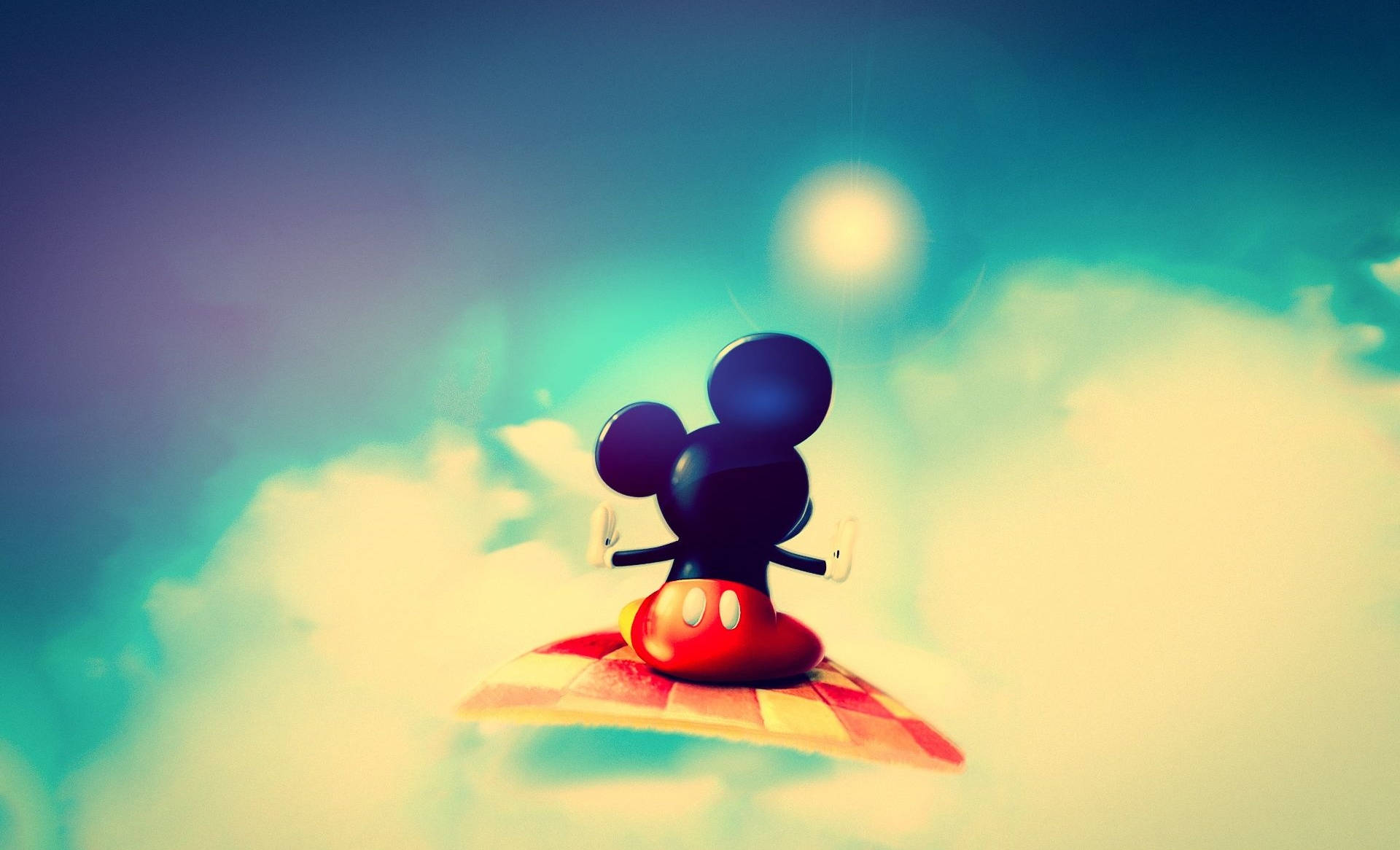 Vintage Disney Mickey Mouse Laptop Background
