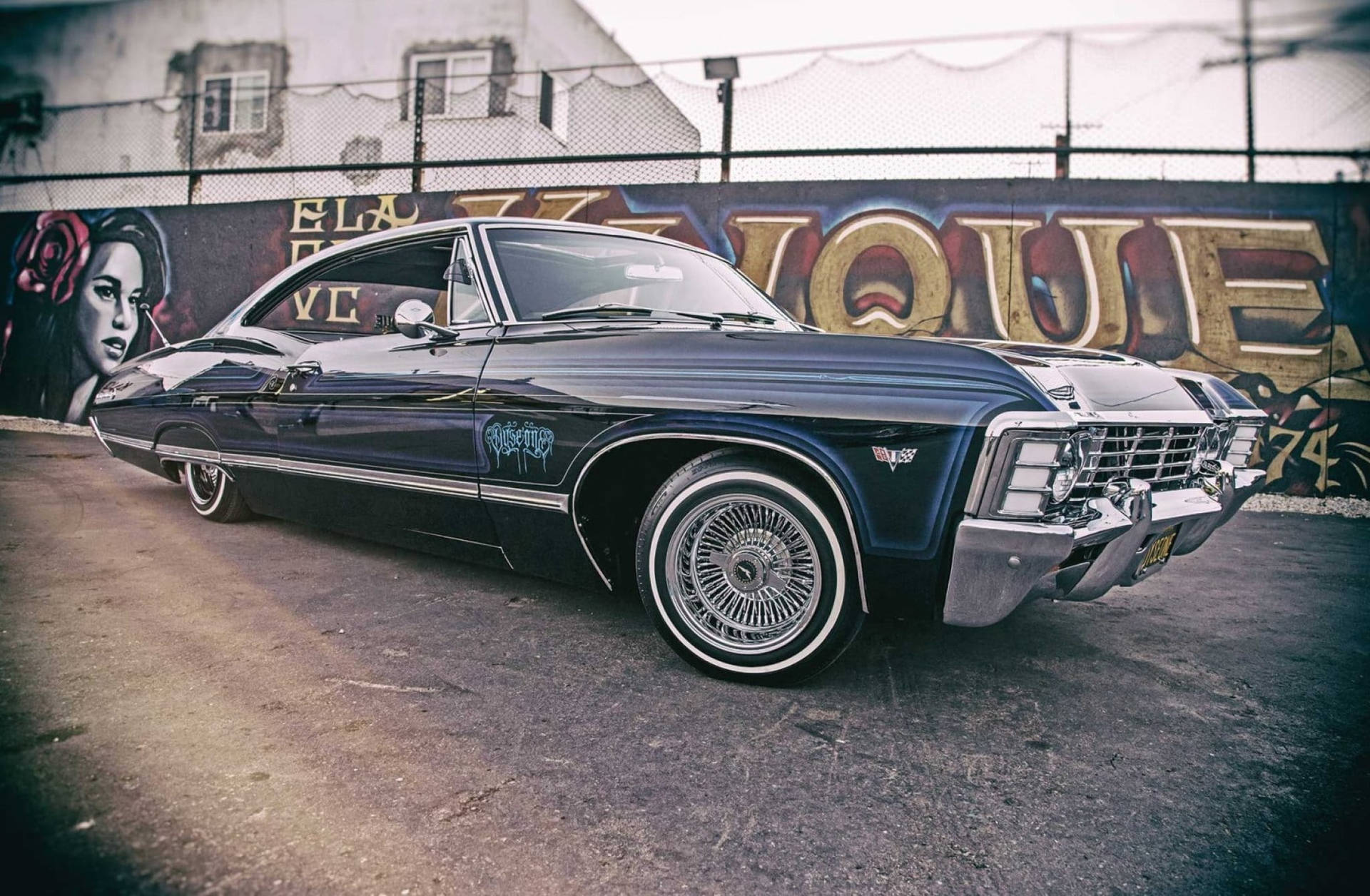 Vintage Elegance: 1967 Chevrolet Impala Background