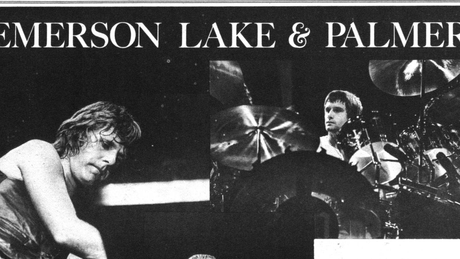 Vintage Emerson Lake & Palmer Black & White