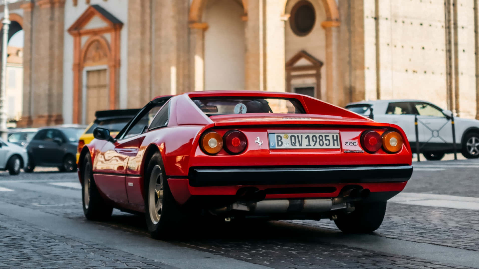 Vintage Ferrari 308 Gtb/gts Background