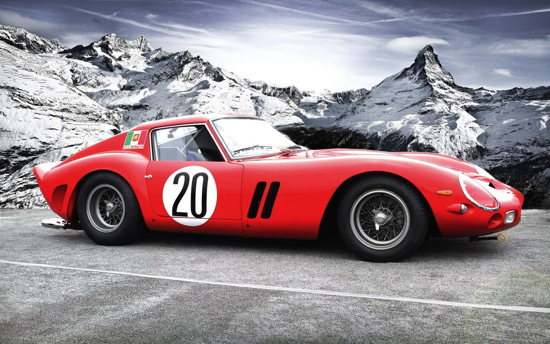 Vintage Ferrari 330 Gto Background