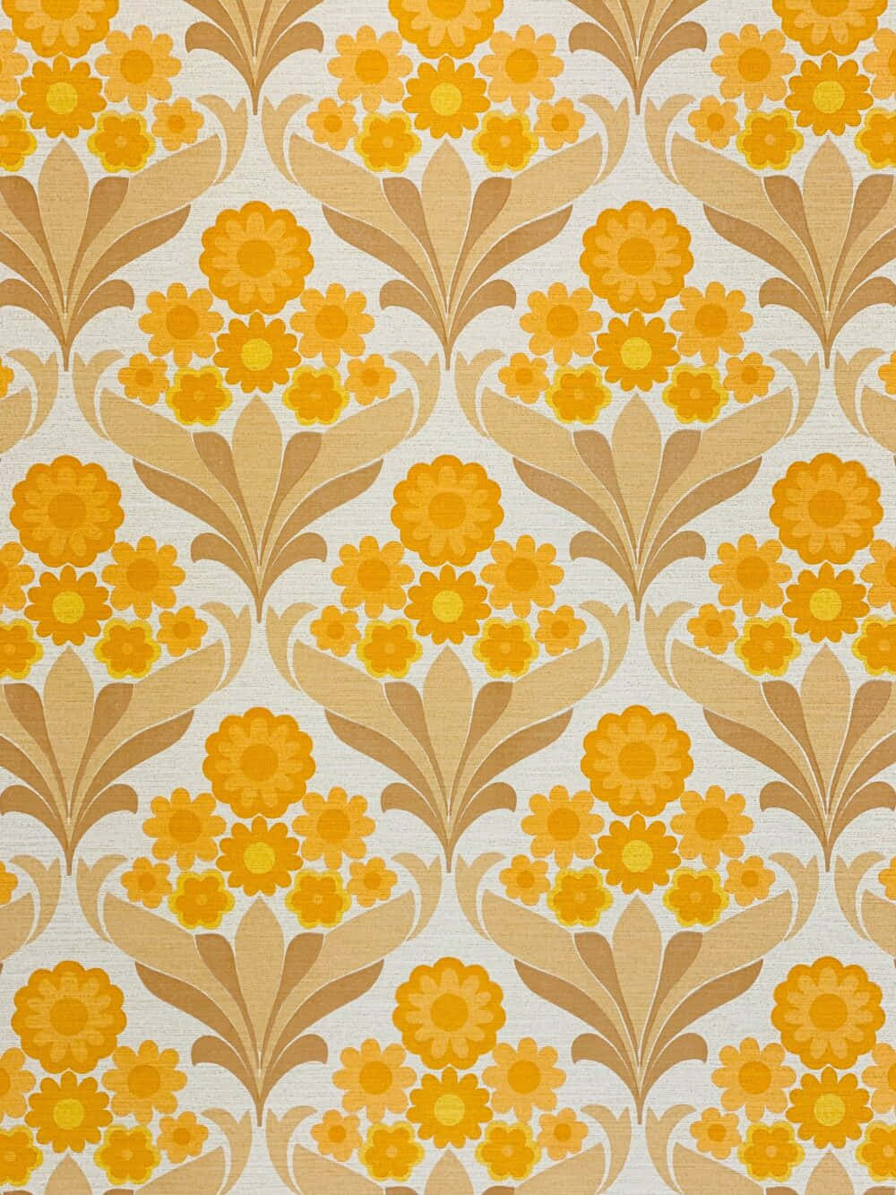 Vintage Floral Wallpaper Design Background