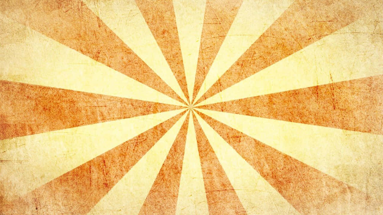 Vintage Grunge Sunburst 70s Aesthetic Desktop Background
