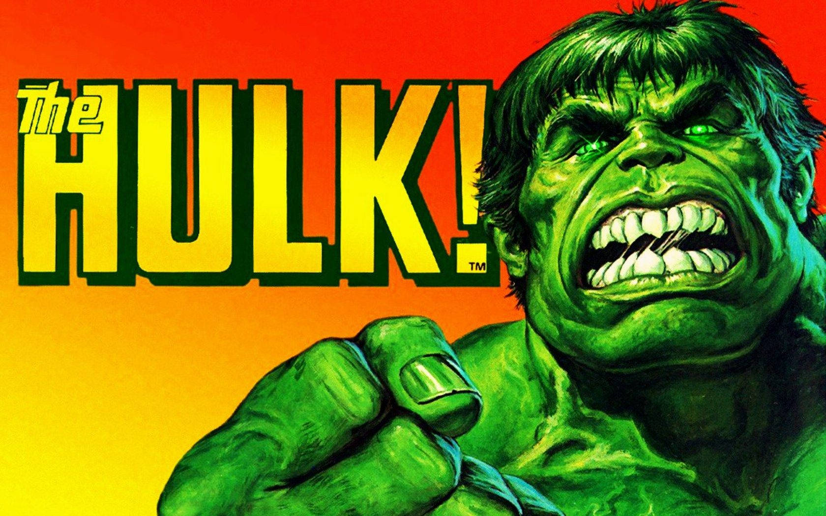 Vintage Incredible Hulk Logo