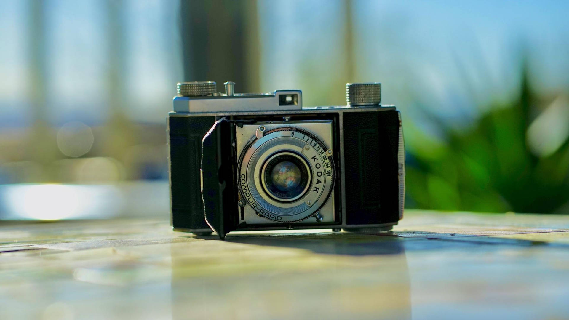 Vintage Kodak Camera Background