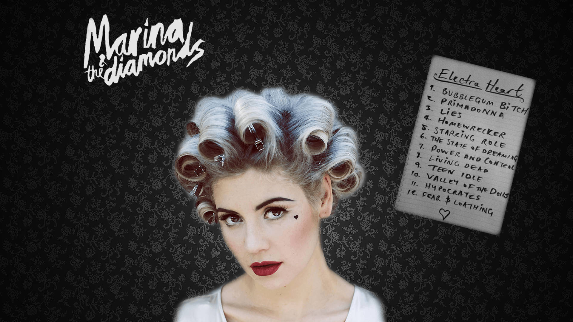 Vintage Marina And The Diamonds Background